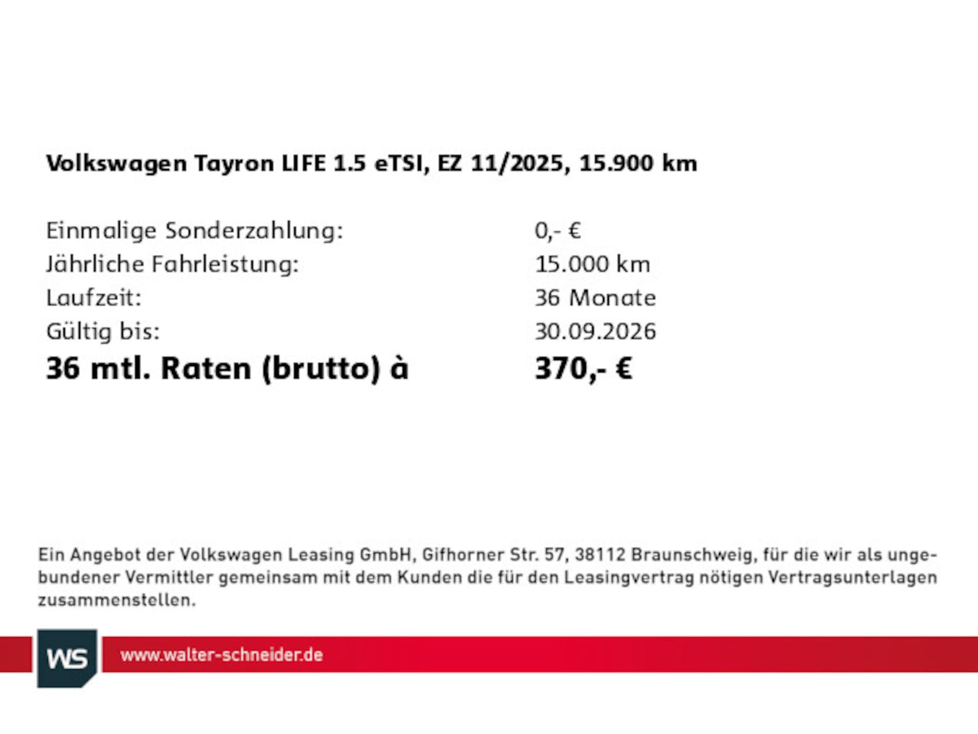 Volkswagen Tayron Life