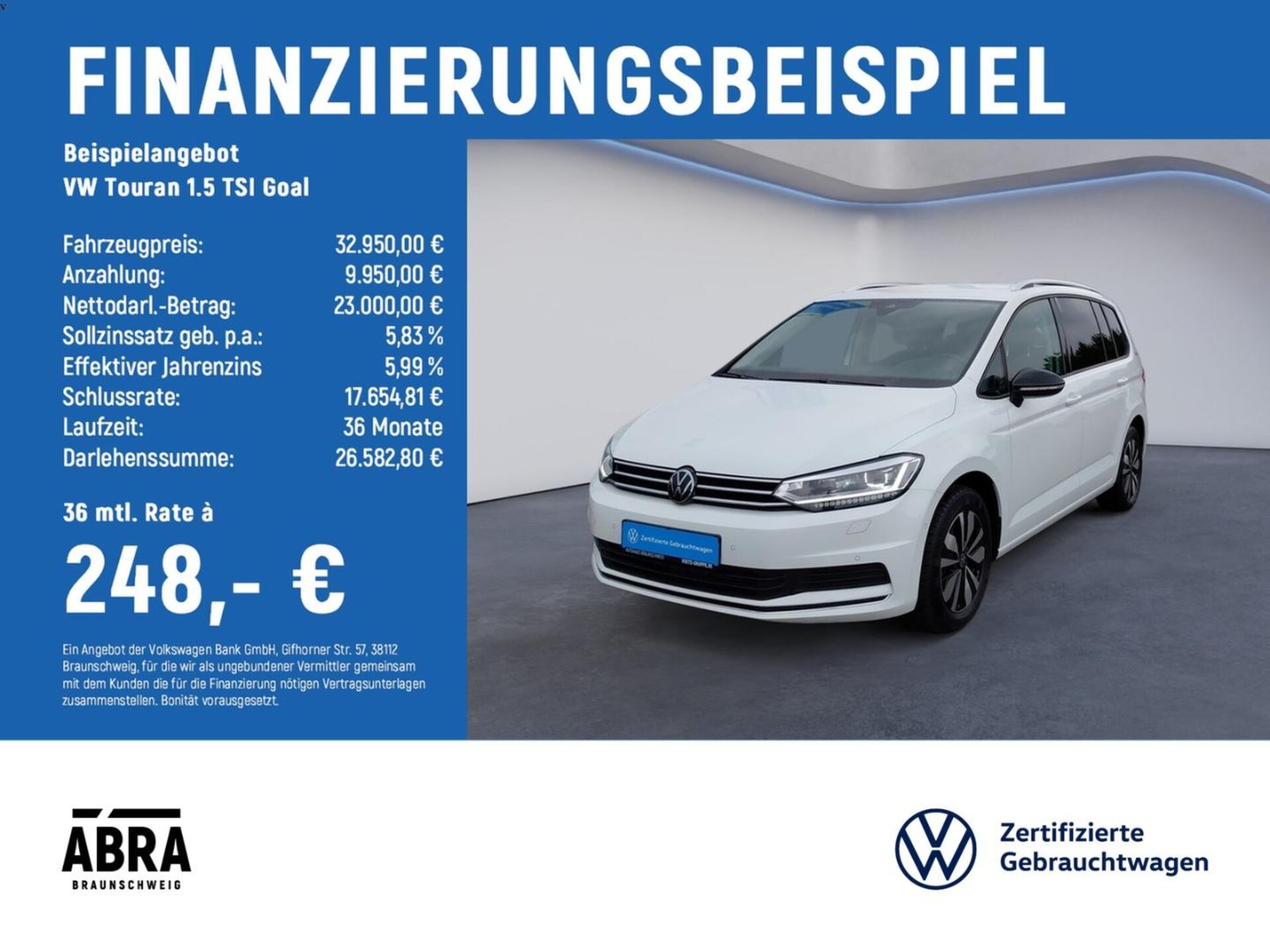 Volkswagen Touran Comfortline