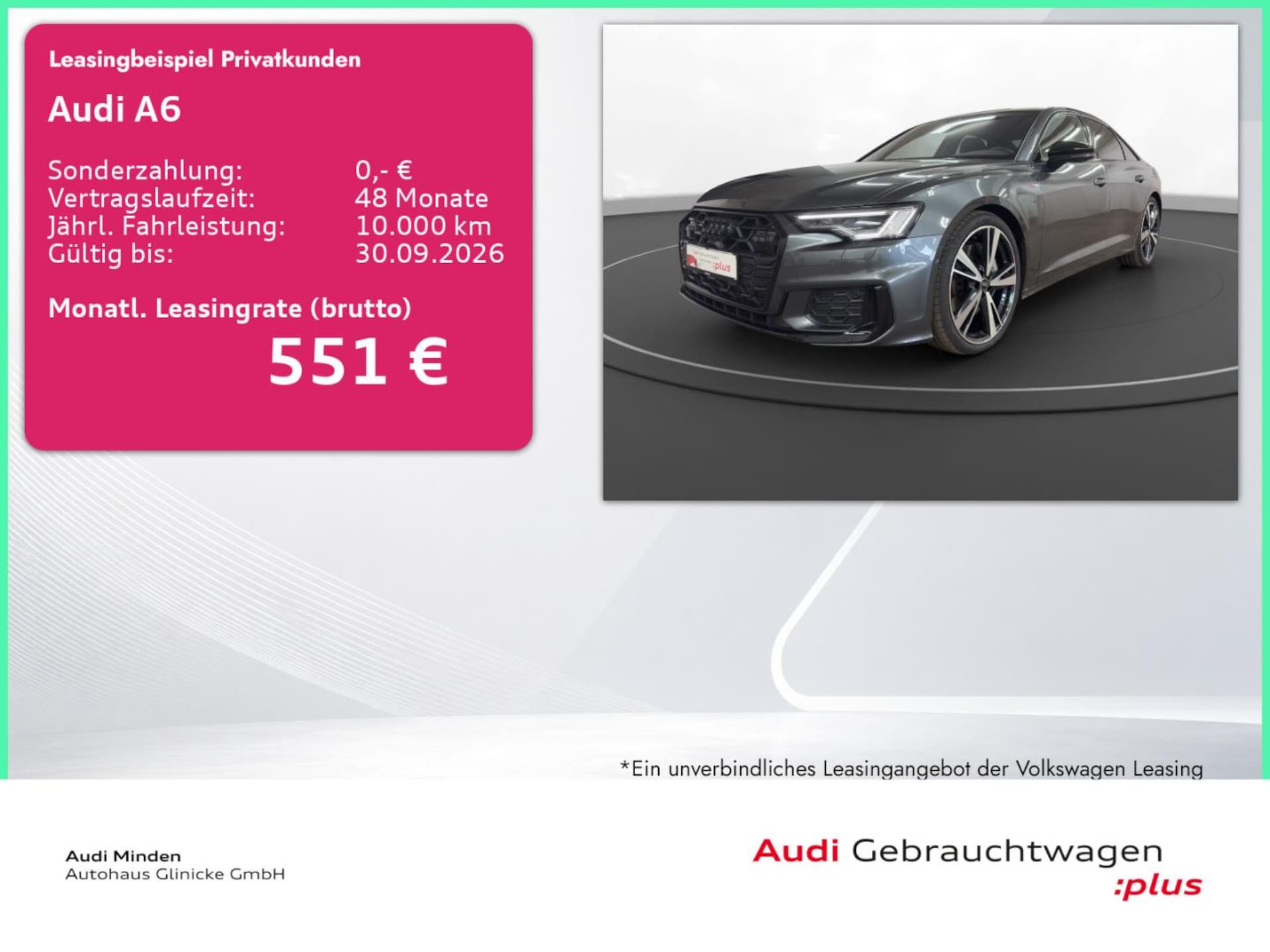 Audi A6 Limousine TFSI e S line