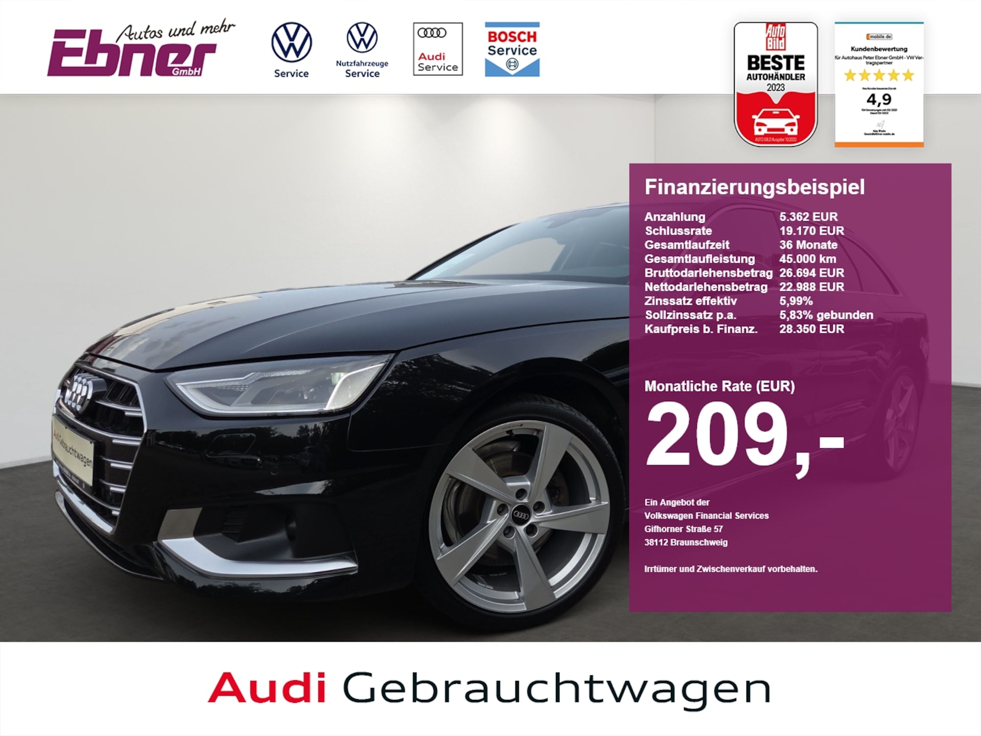 Audi A4 Avant Advanced
