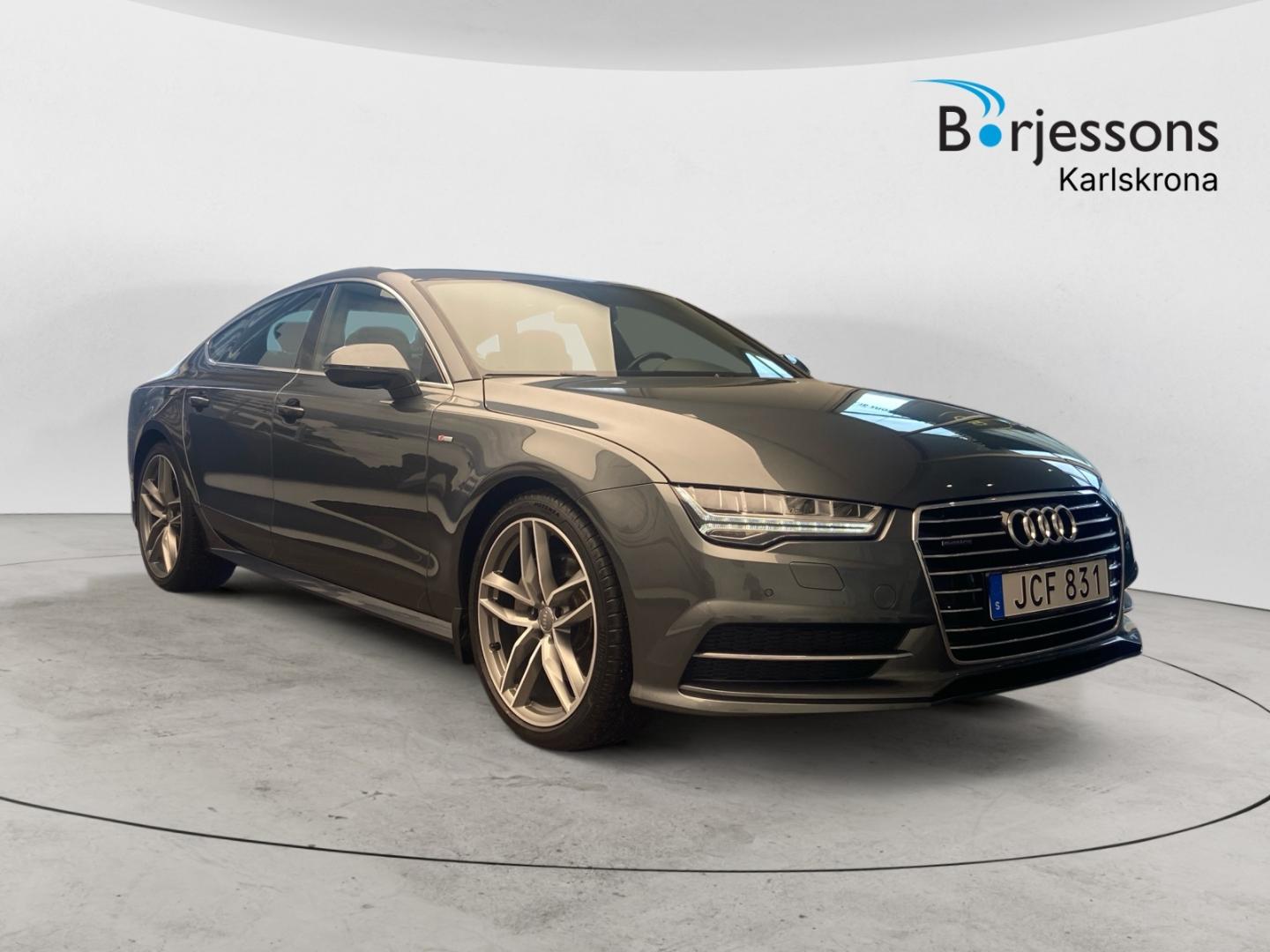 Bild som visar&nbsp;Audi A7 Sportback&nbsp;A7 Sportback 3.0 TDI quattro 218 hk S tronic - för mer information kontakta din Audi Partner