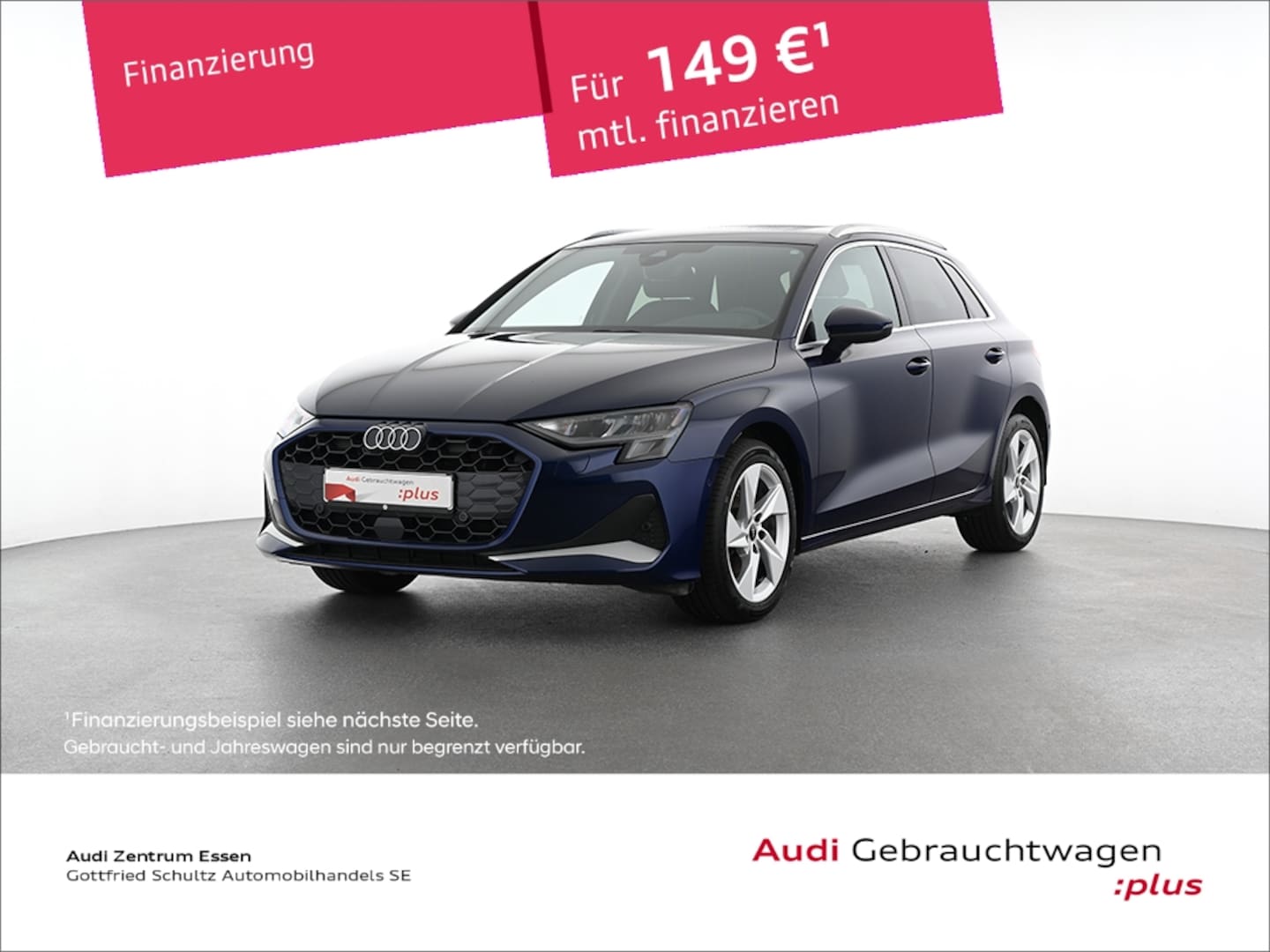 Bild über Audi A3 Sportback advanced 35 TFSI Schaltgetriebe - für weitere Informationen kontaktieren Sie den Audi Partner