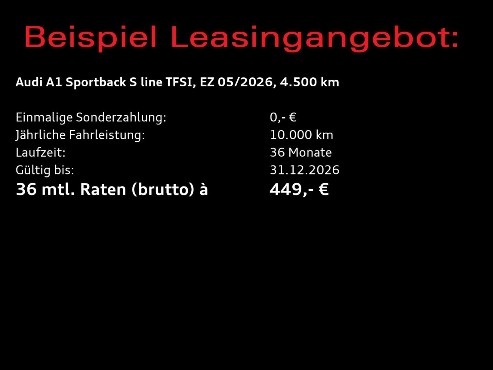 Audi A1 Sportback – Bild 7