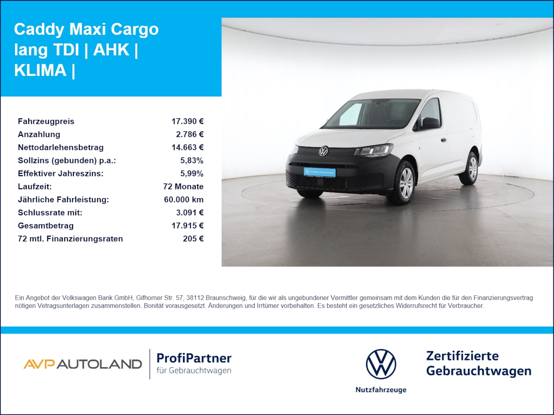 Volkswagen Caddy Maxi Cargo