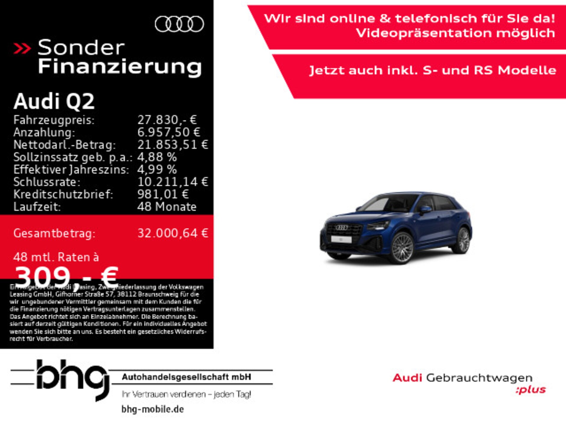 Audi Q2 S line