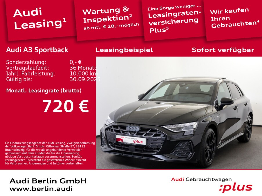 Image about Audi A3 Sportback TFSI e S line 45 TFSI e S tronic