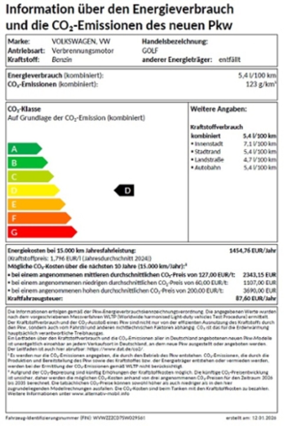 Volkswagen Golf Goal