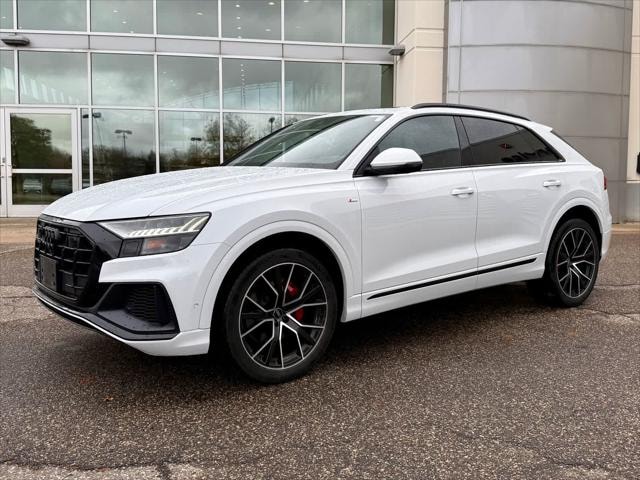 Used 2021 Audi Q8 Premium Plus with VIN WA1EVAF11MD021672 for sale in Maplewood, Minnesota
