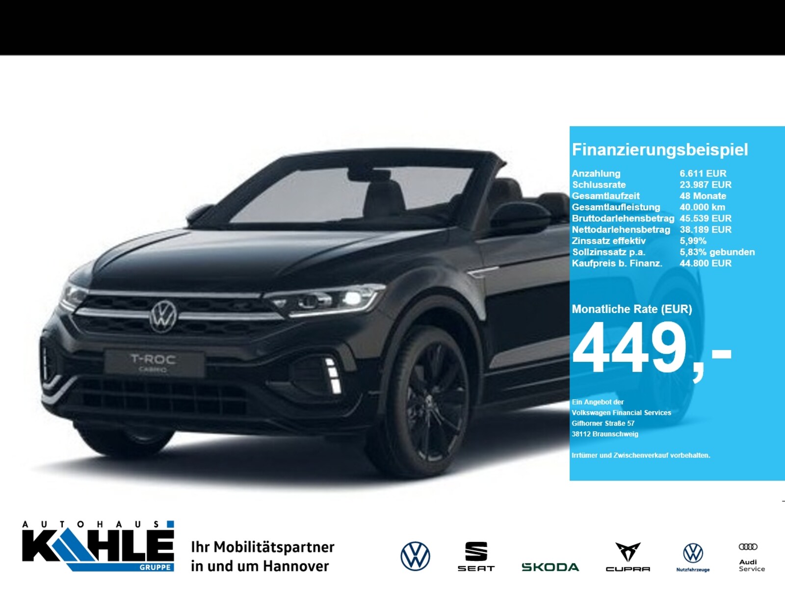 Volkswagen T-Roc Cabriolet