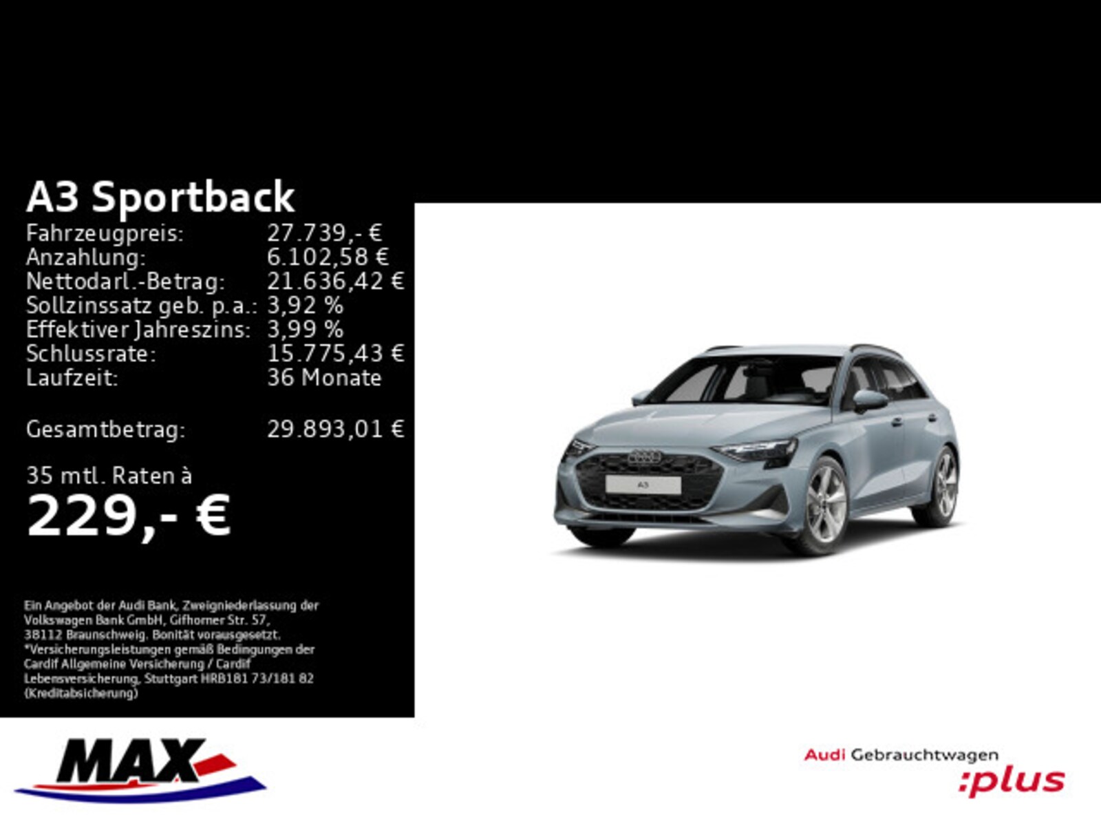 Audi A3 Sportback – Bild 2