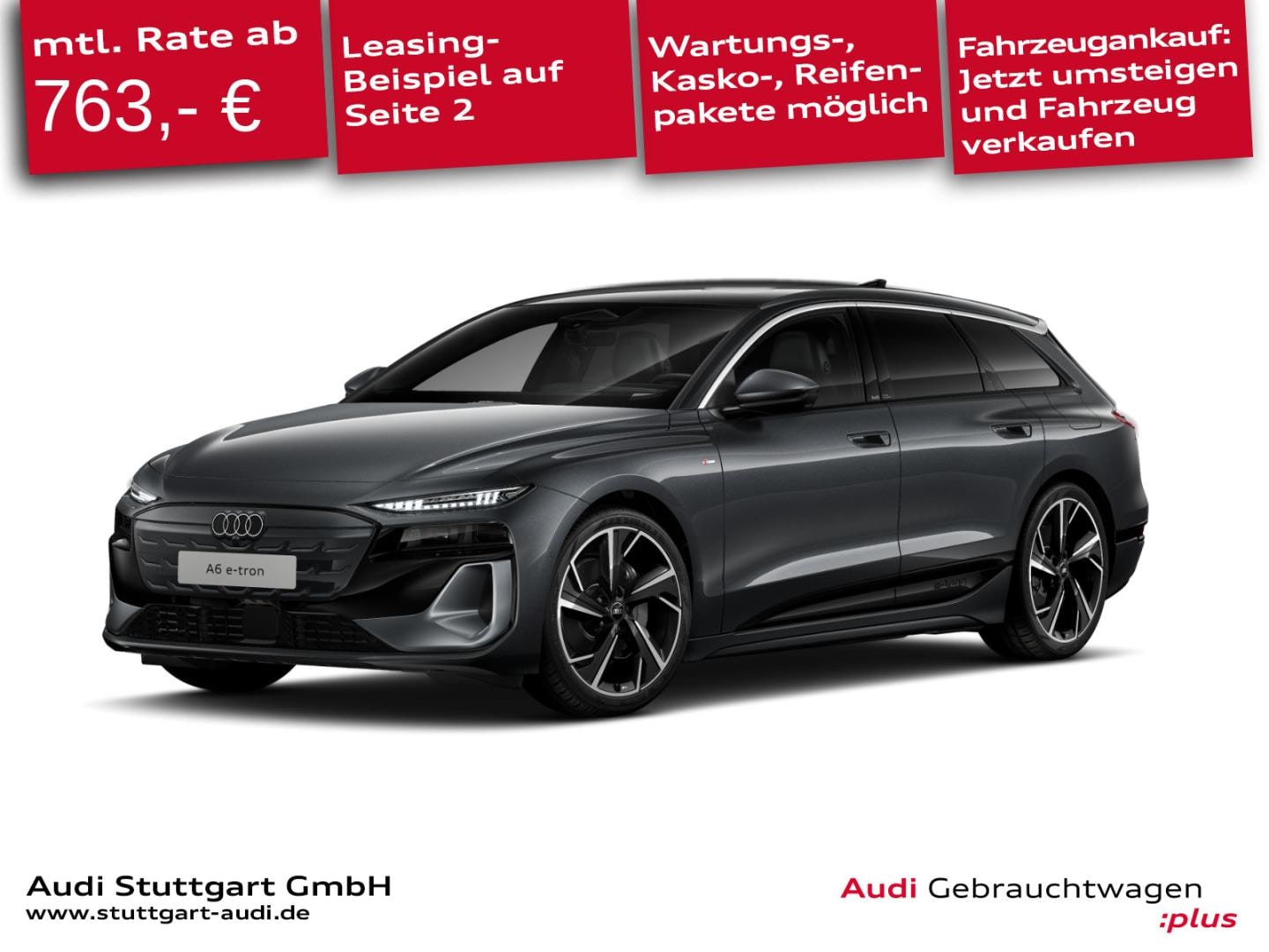 Bild über Audi A6 Avant e-tron e-tron quattro - für weitere Informationen kontaktieren Sie den Audi Partner