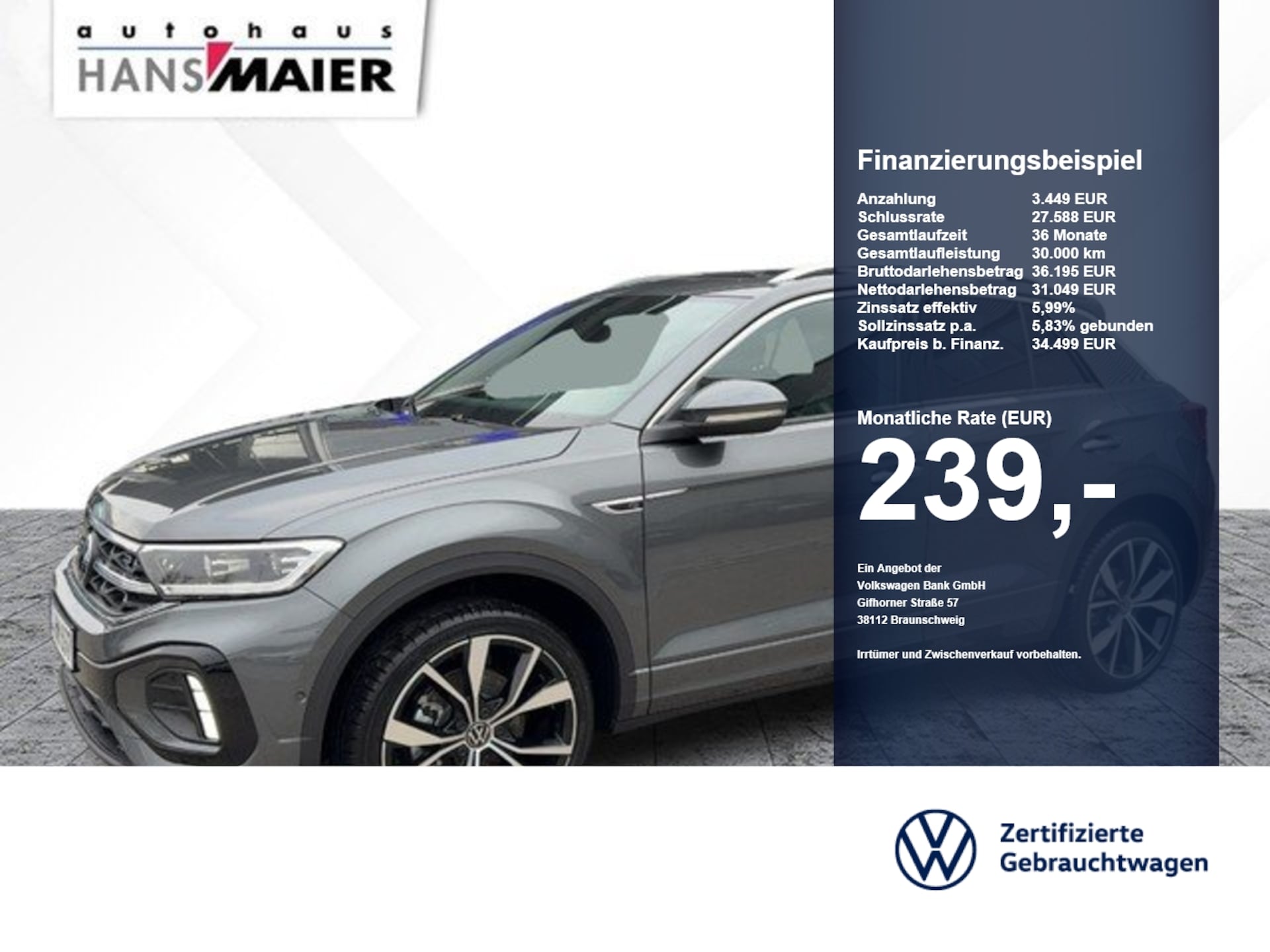Volkswagen T-Roc 2024