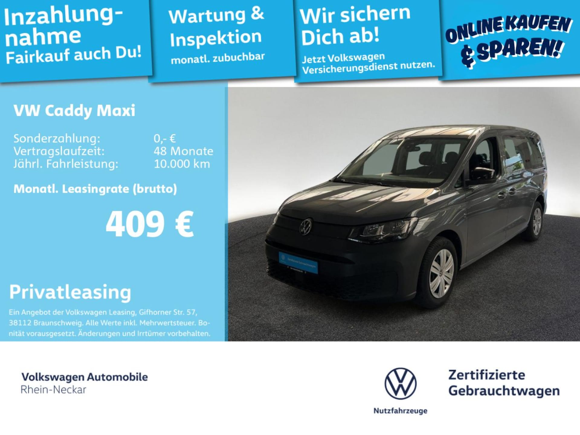 Volkswagen Caddy Maxi Basis-Modell