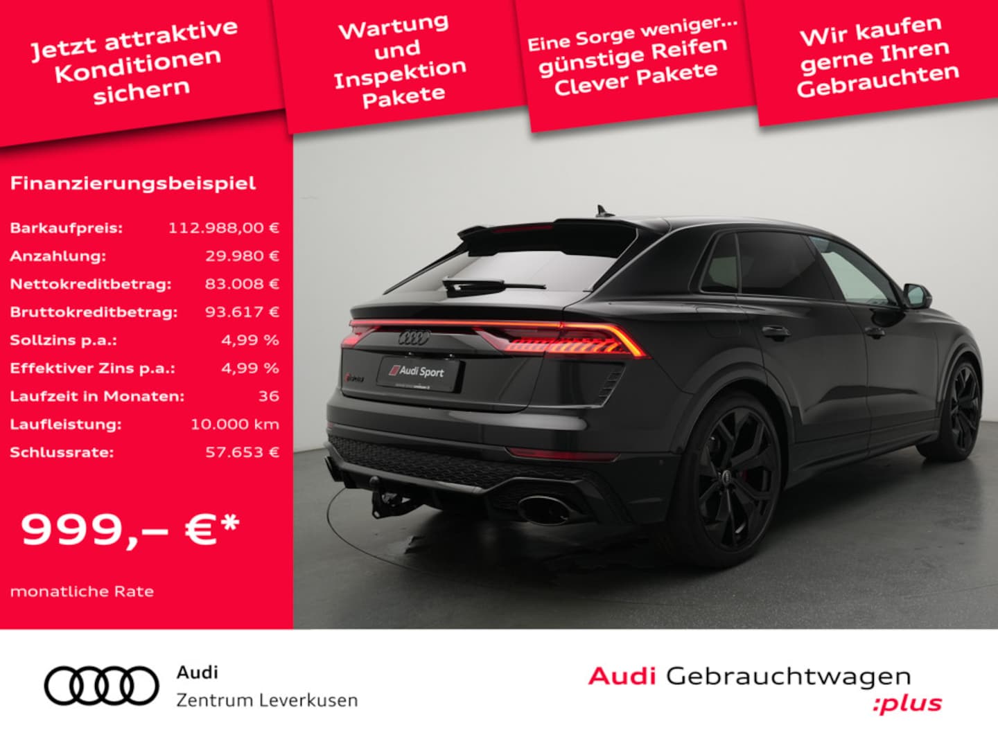 Bild über Audi RS Q8 TFSI quattro tiptronic - für weitere Informationen kontaktieren Sie den Audi Partner