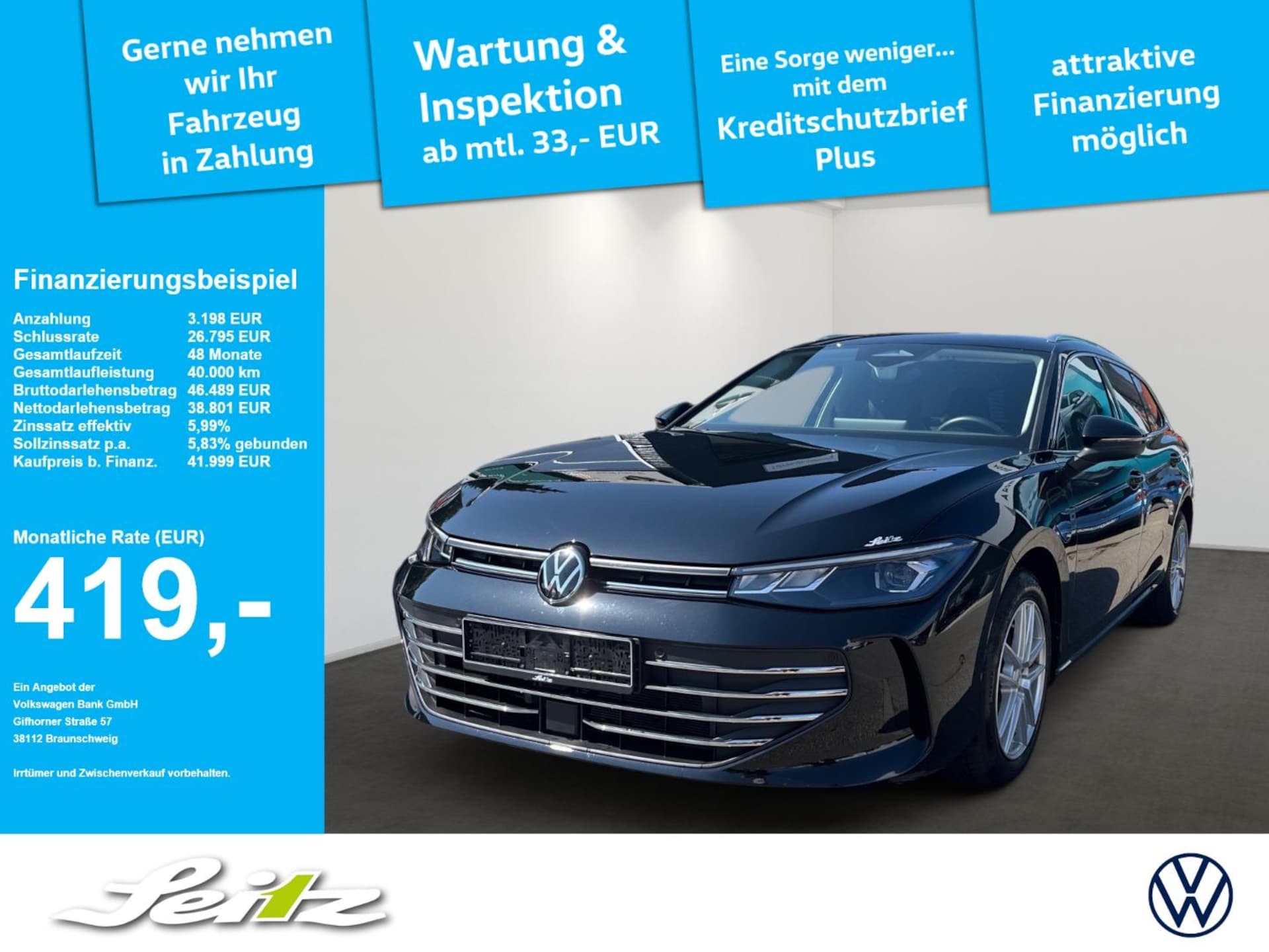 Volkswagen Passat — Volkswagen Passat 1.5 TSI eHybrid Business *AHK*HEAD-UP*KAMERA*