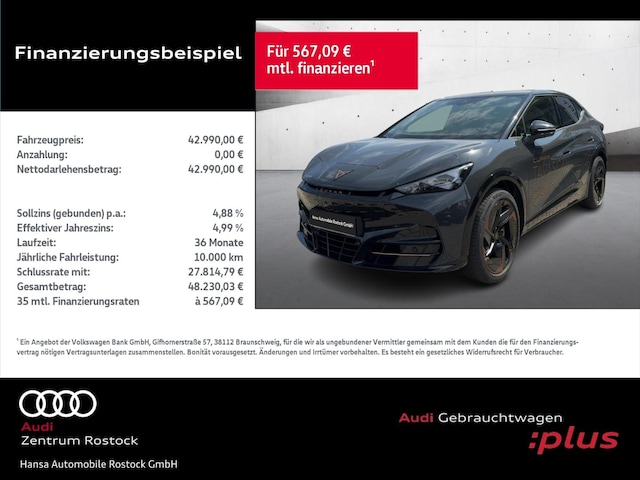 CUPRA Tavascan 210 kW Endurance+Navi+Matrix+Head Up+Pano+Full Link+Virt Cock+Kamera+Shz (CG-32E)