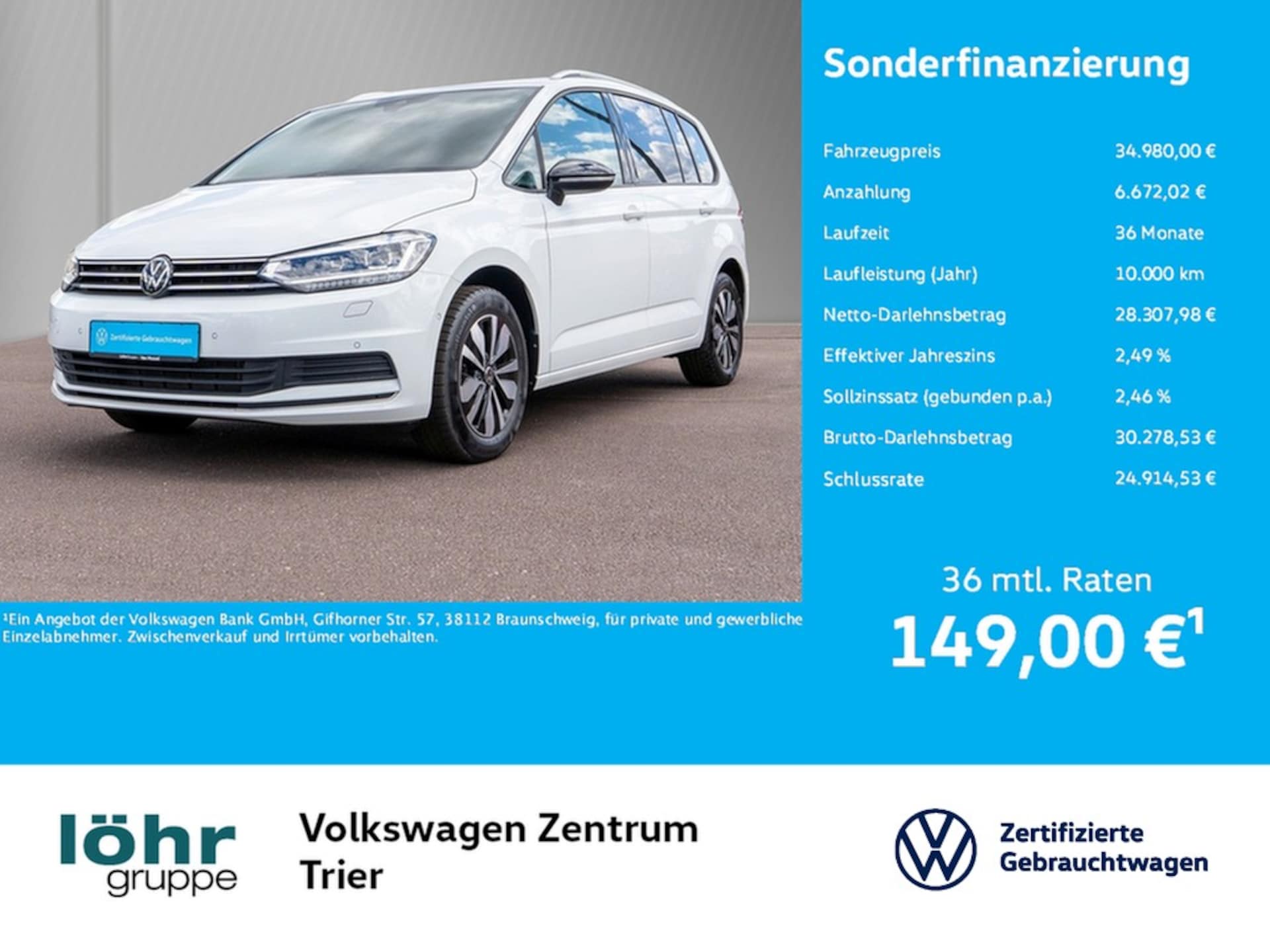 Volkswagen Touran Comfortline