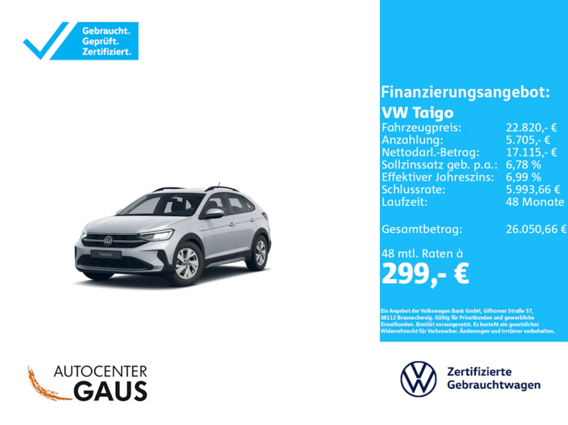Volkswagen Taigo Life