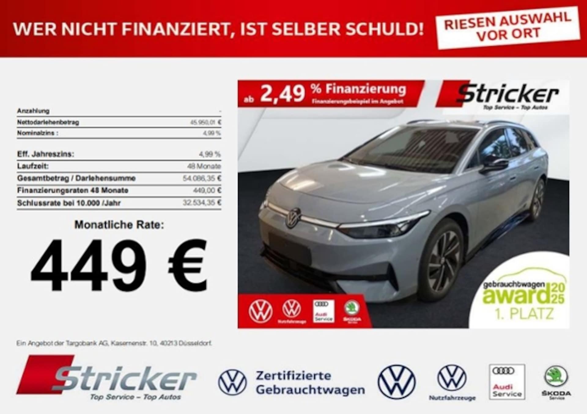 Volkswagen ID.7 Tourer Pro