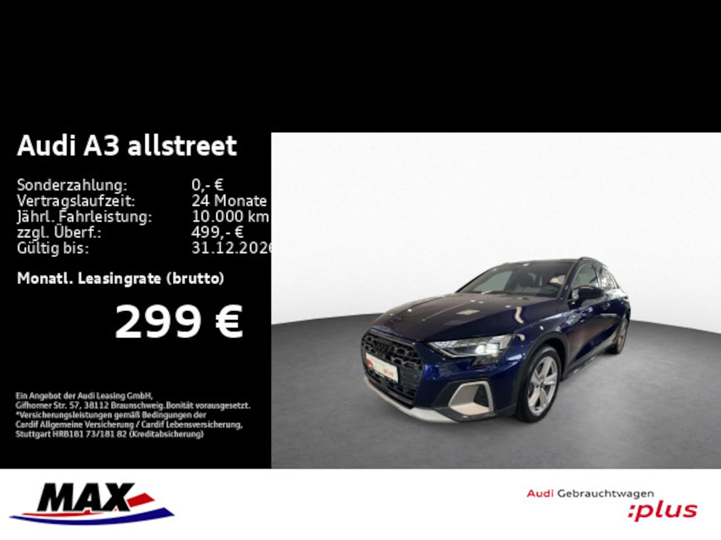 Bild über Audi A3 allstreet TFSI Schaltgetriebe - für weitere Informationen kontaktieren Sie den Audi Partner