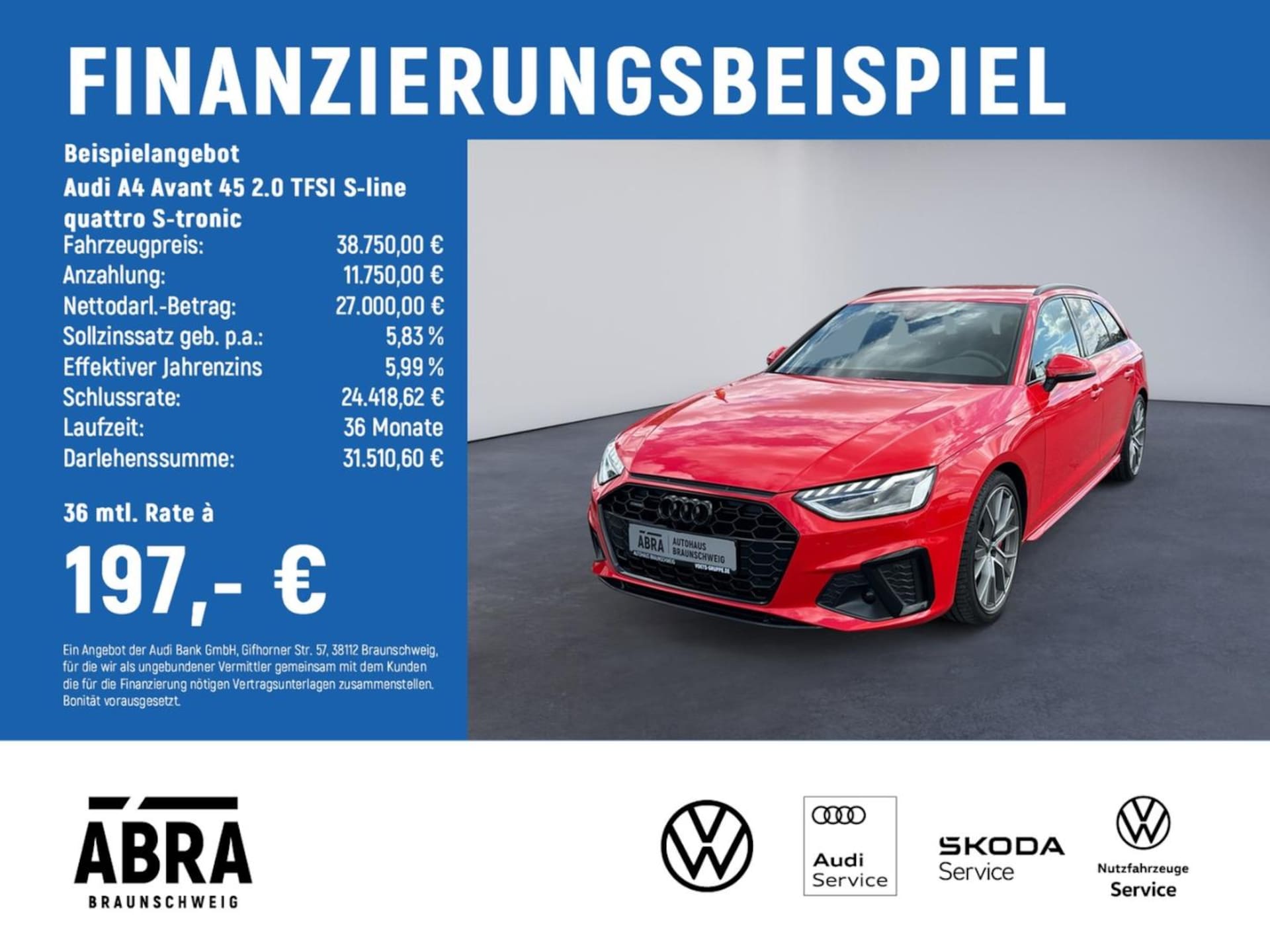 Audi A4 Avant S line