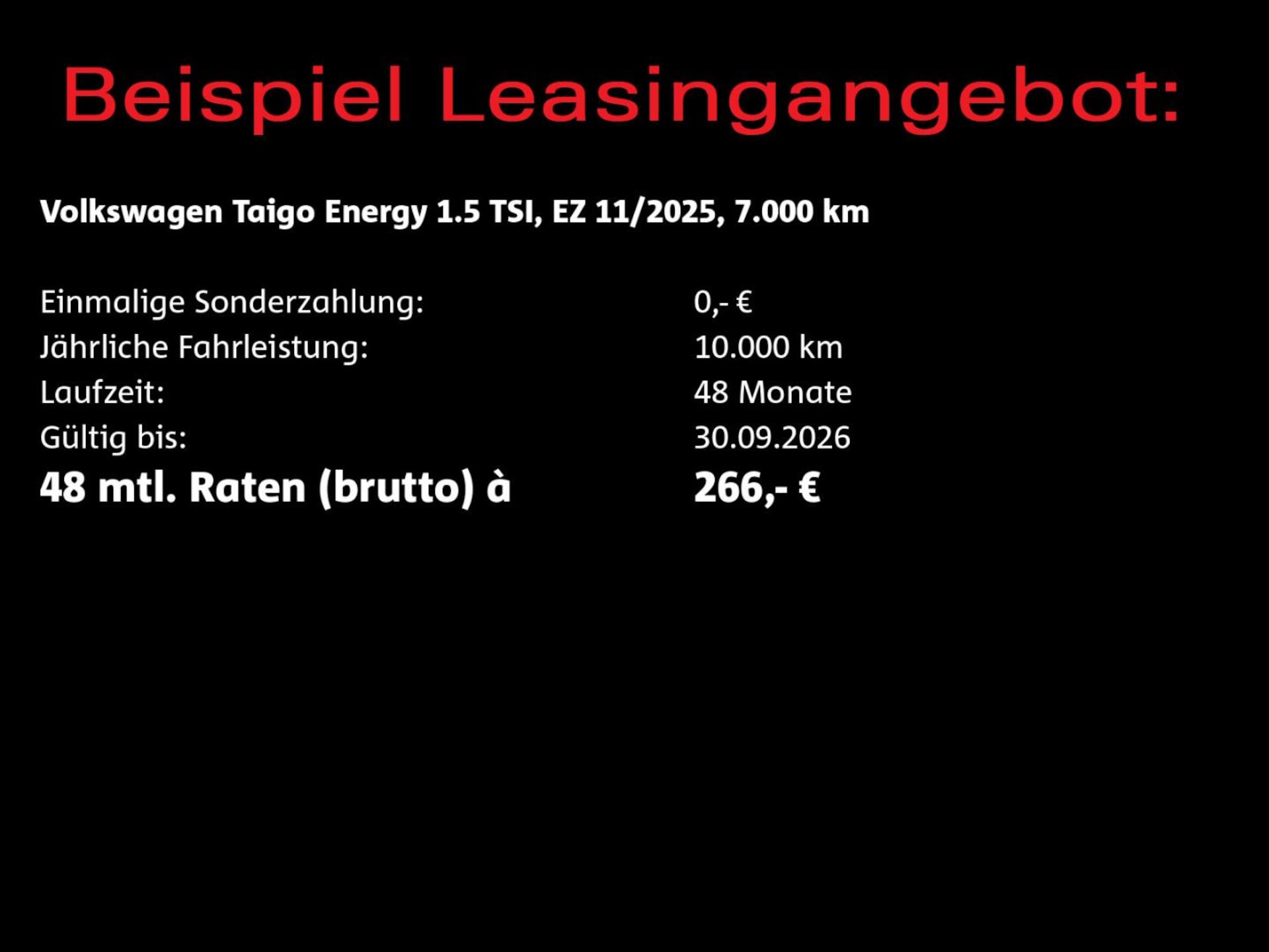 Volkswagen Taigo ENERGY