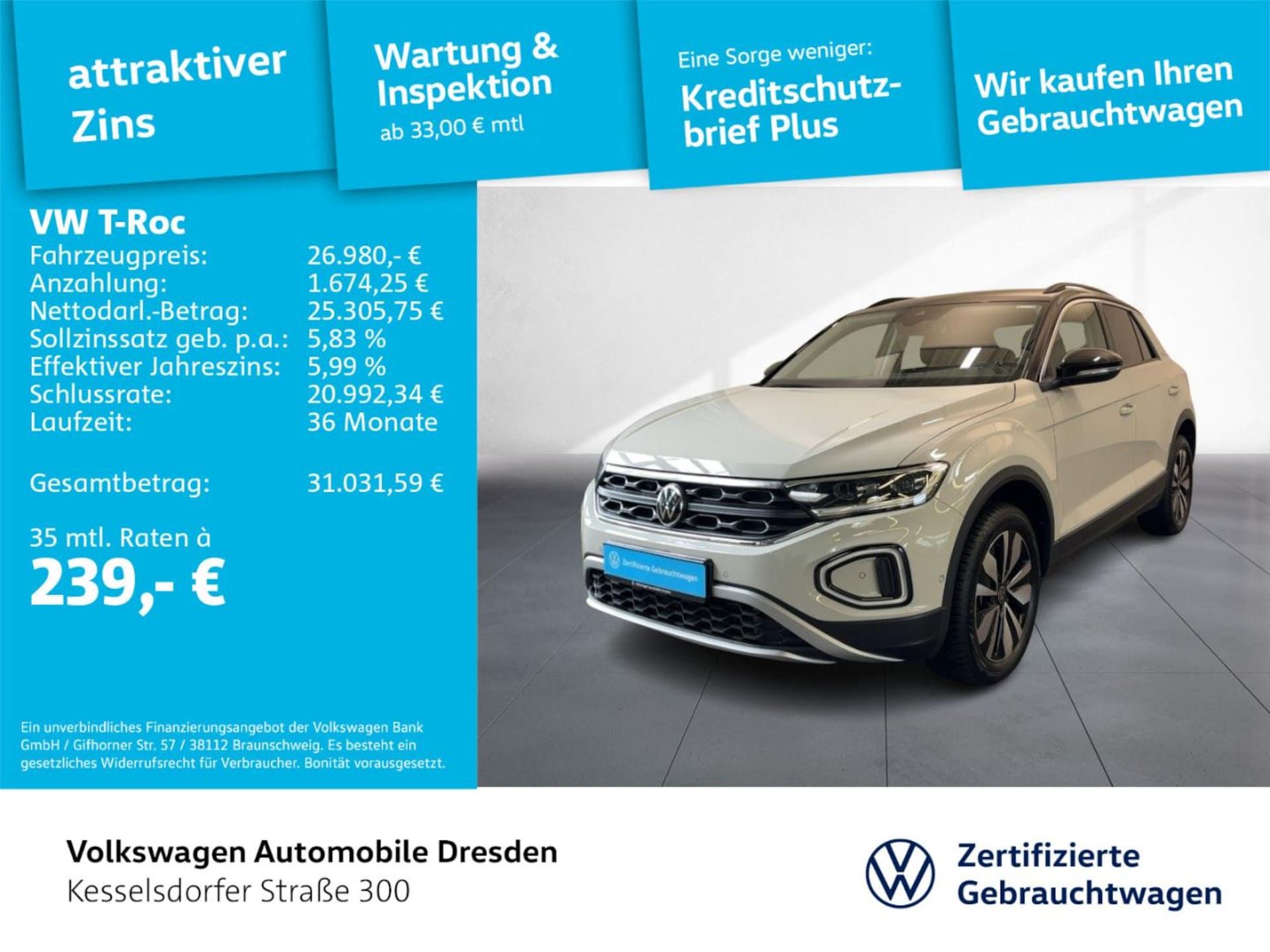 Volkswagen T-Roc Life