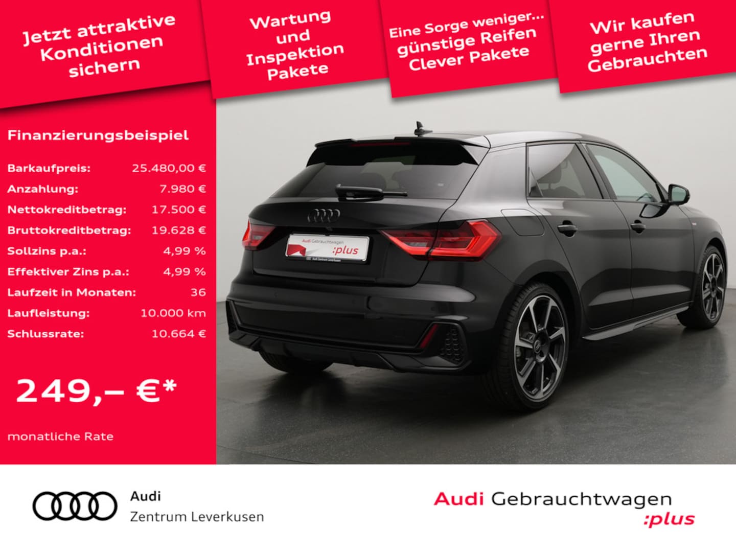 Bild über Audi A1 Sportback S line 35 TFSI S tronic - für weitere Informationen kontaktieren Sie den Audi Partner