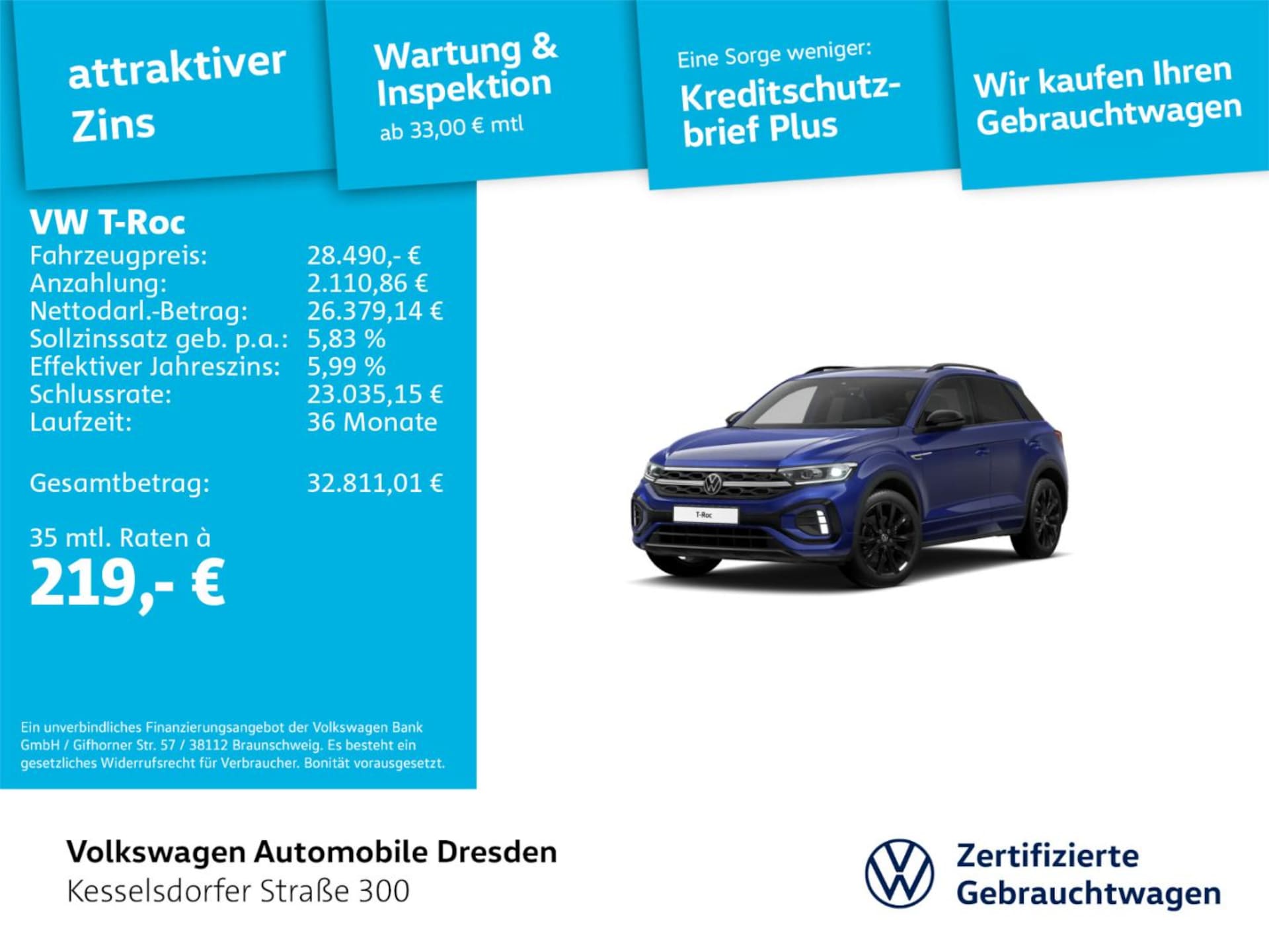 Volkswagen T-Roc R-Line