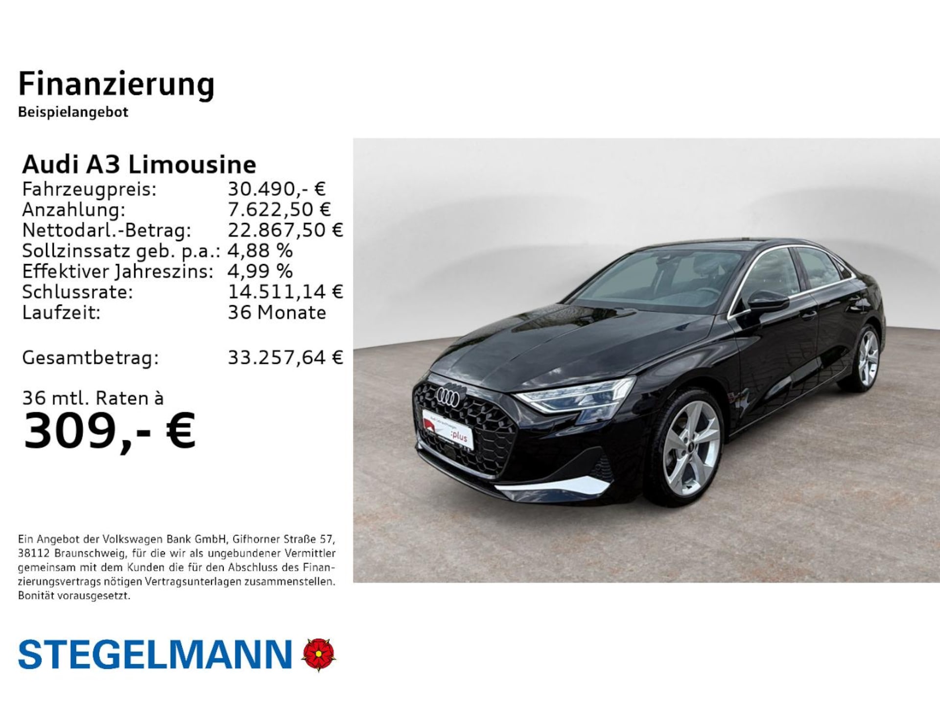 Audi A3 Limousine advanced
