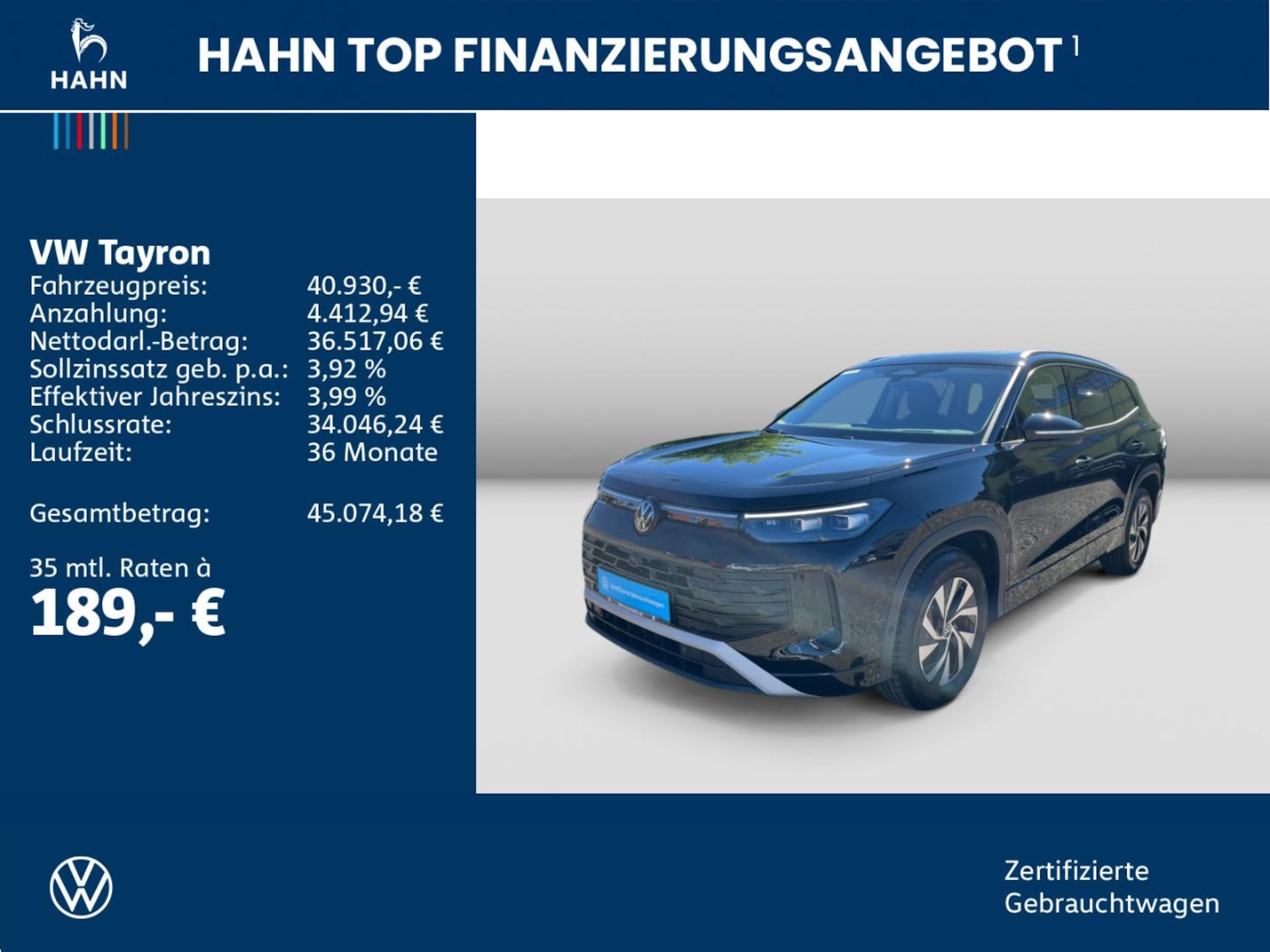 Volkswagen Tayron Life