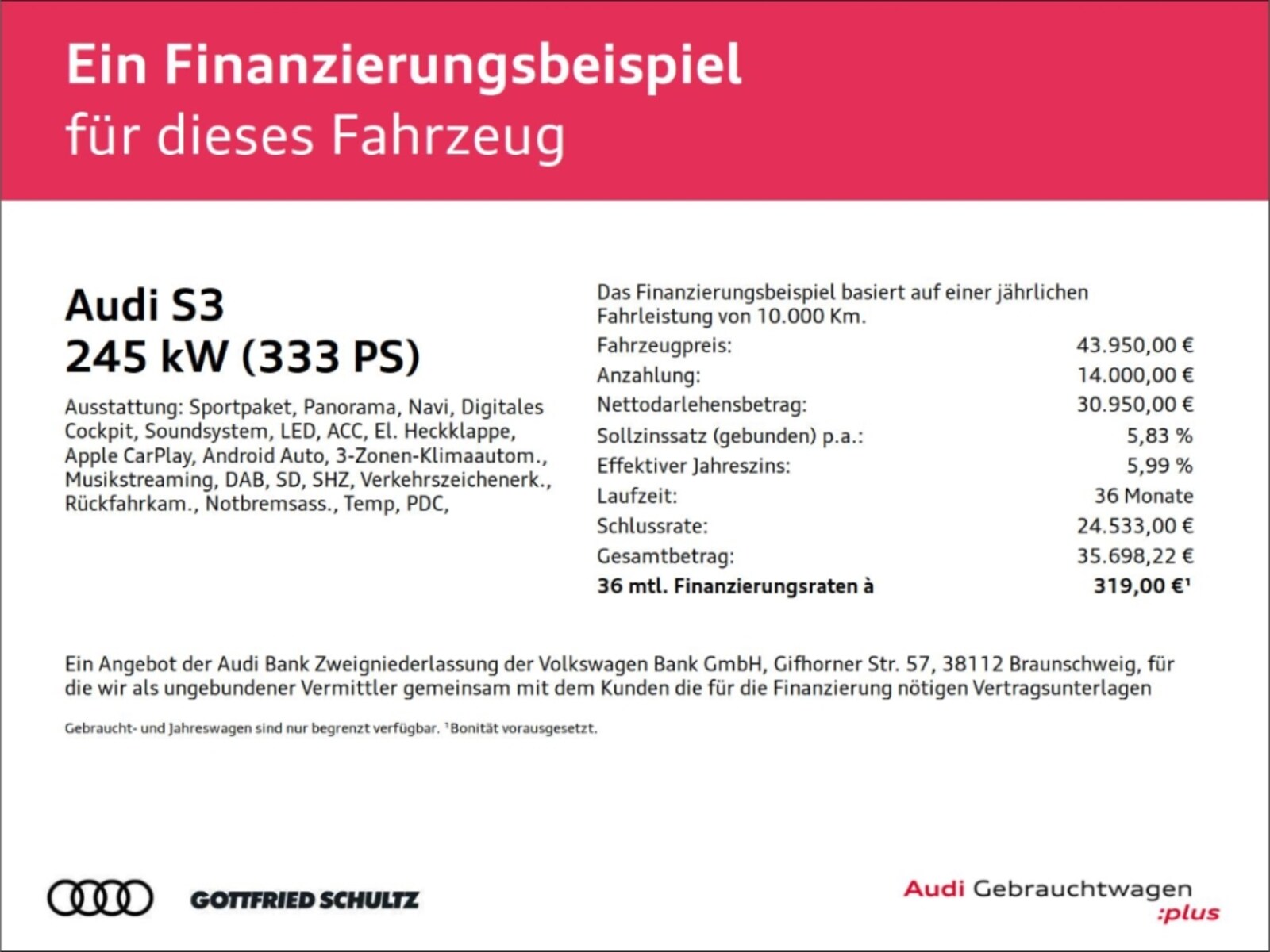 Audi S3 Sportback – Bild 2