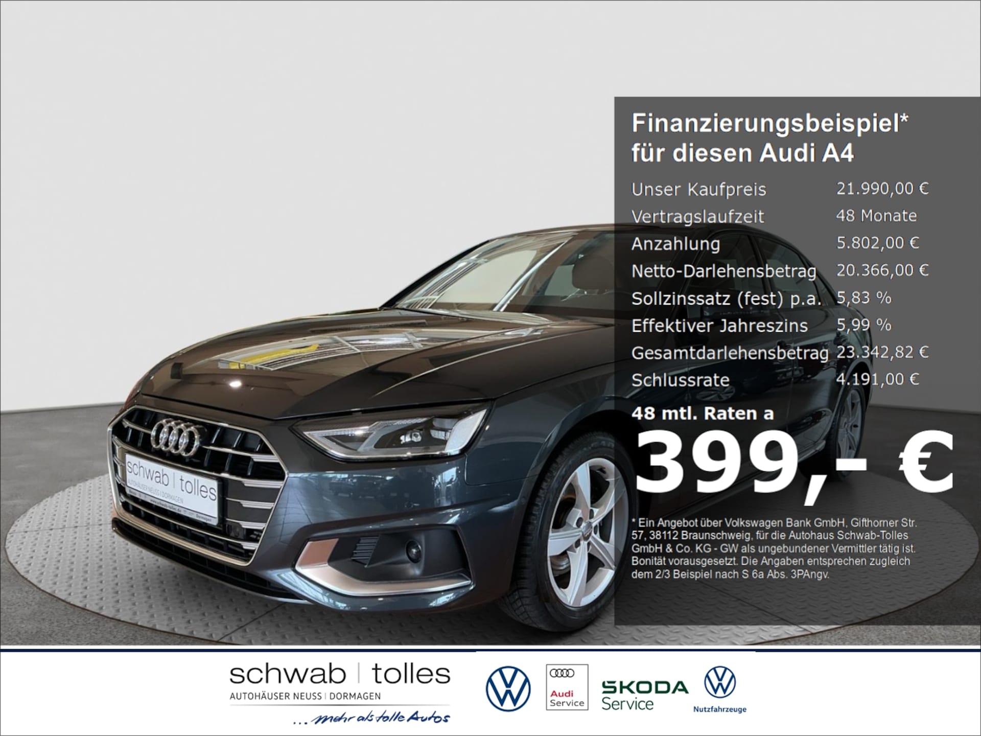 Audi A4 Limousine Advanced