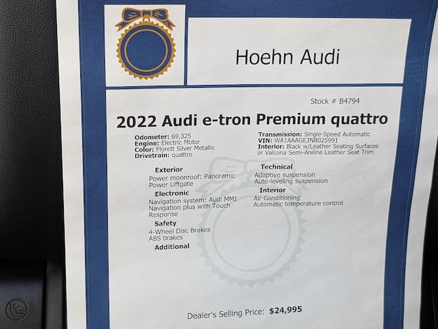 2022 Audi e-tron