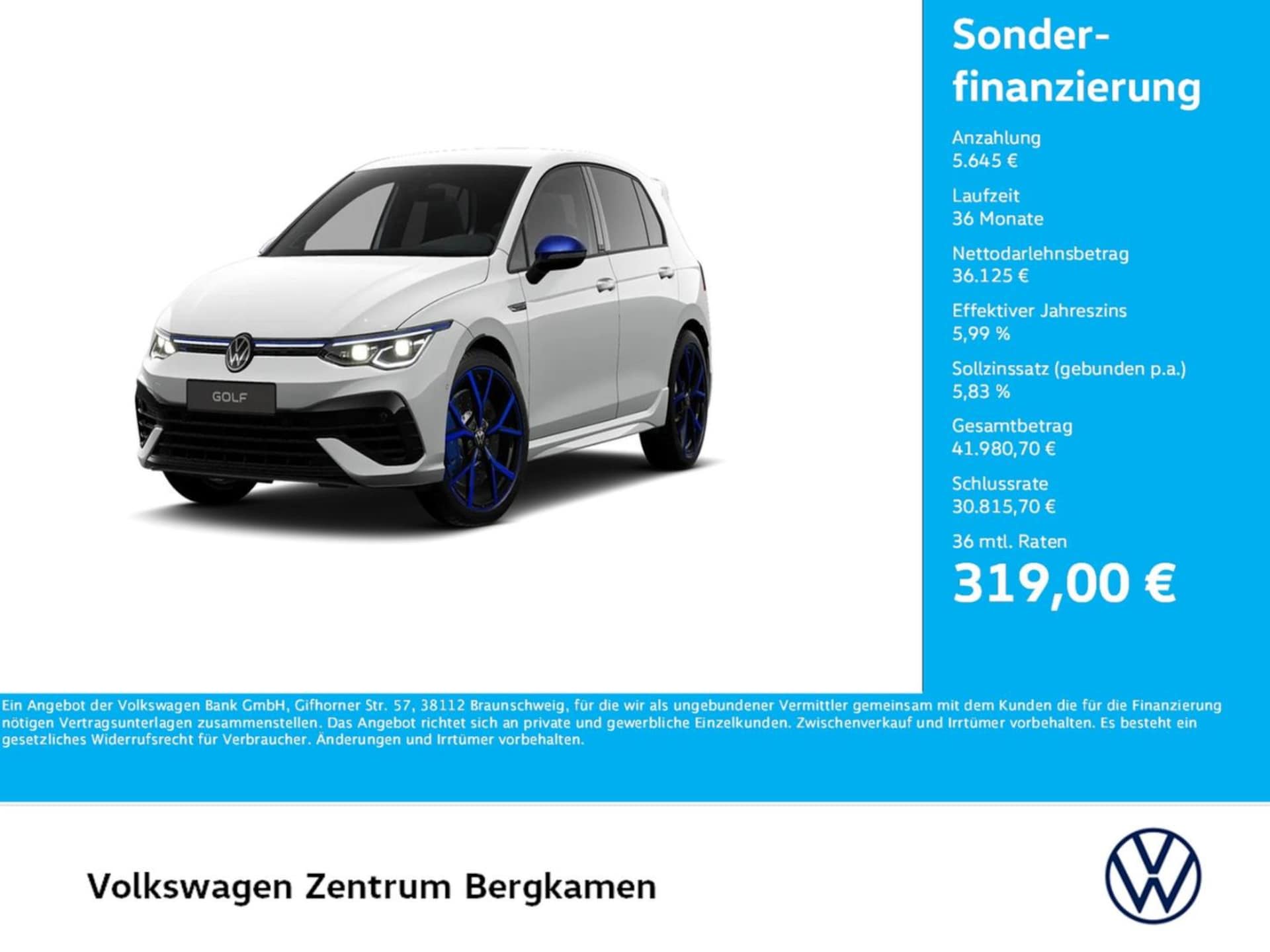 Volkswagen Golf R 20 Years
