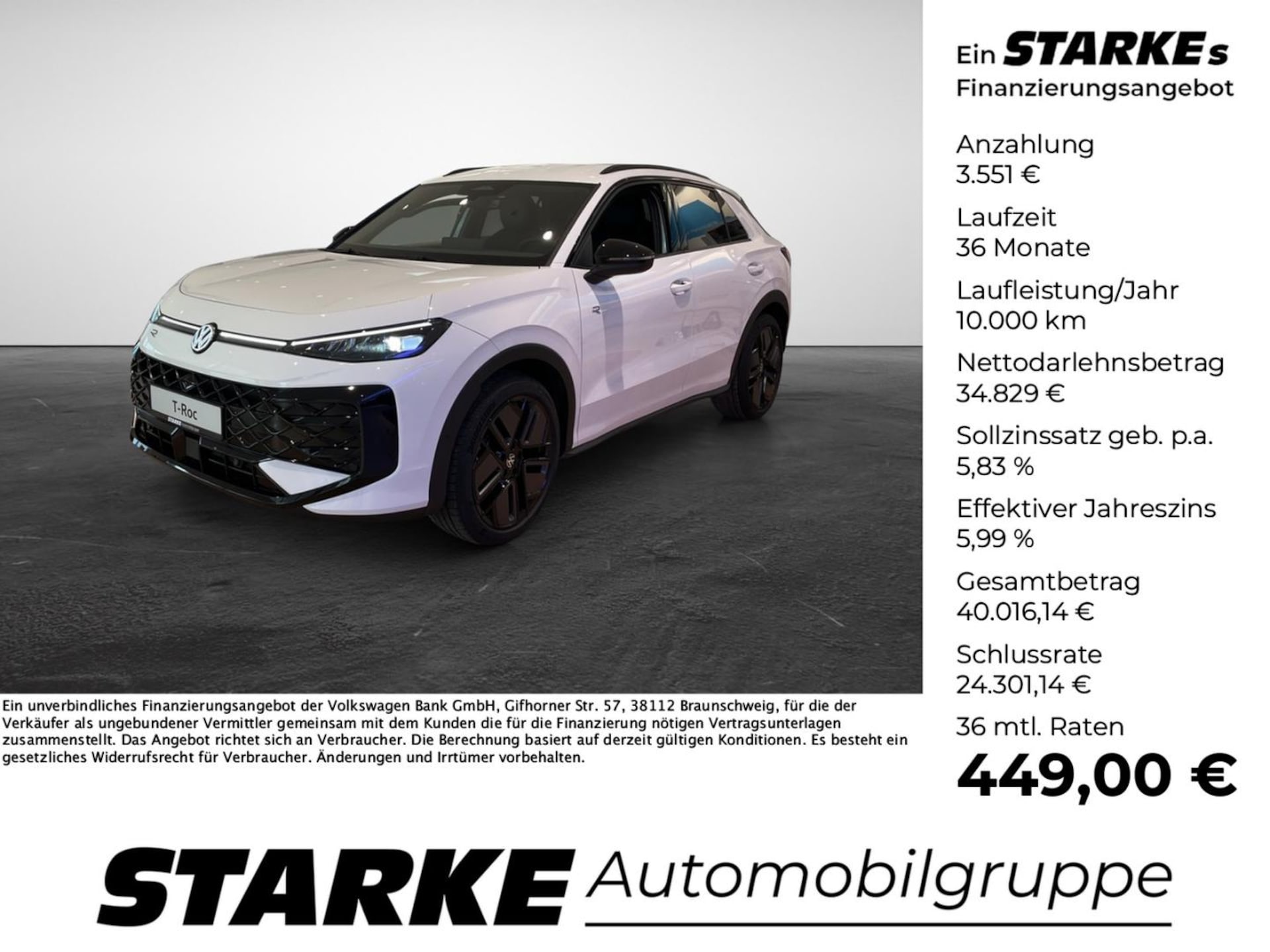 Volkswagen T-Roc R-Line