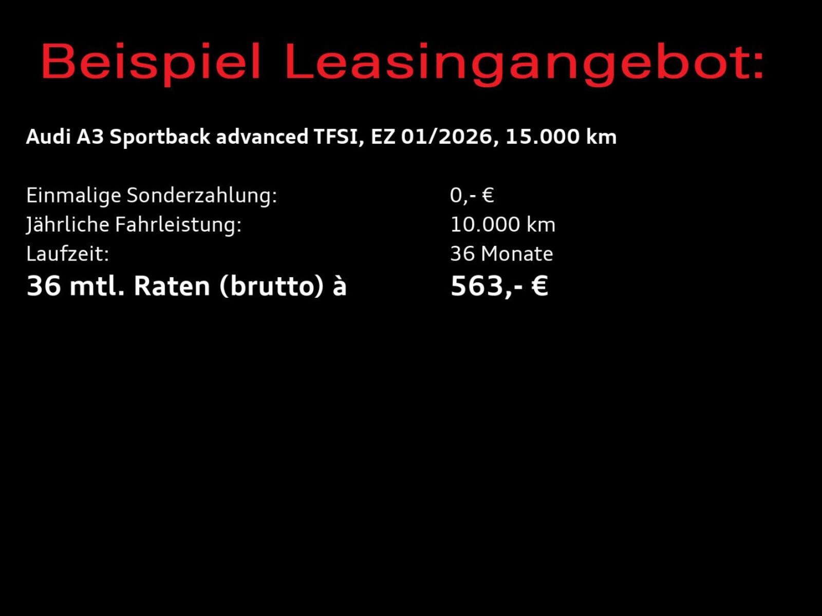 Audi A3 Sportback – Bild 7