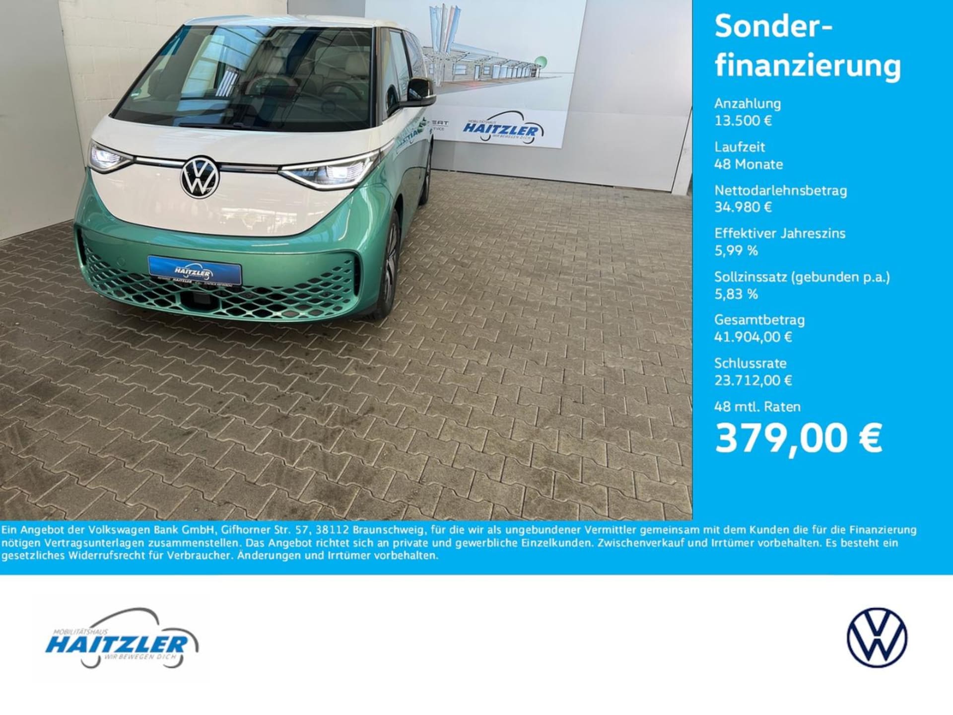 Volkswagen ID. Buzz — Volkswagen ID. Buzz ID.Buzz Pro 150 KW +AHK + Kamera + Navi + Design