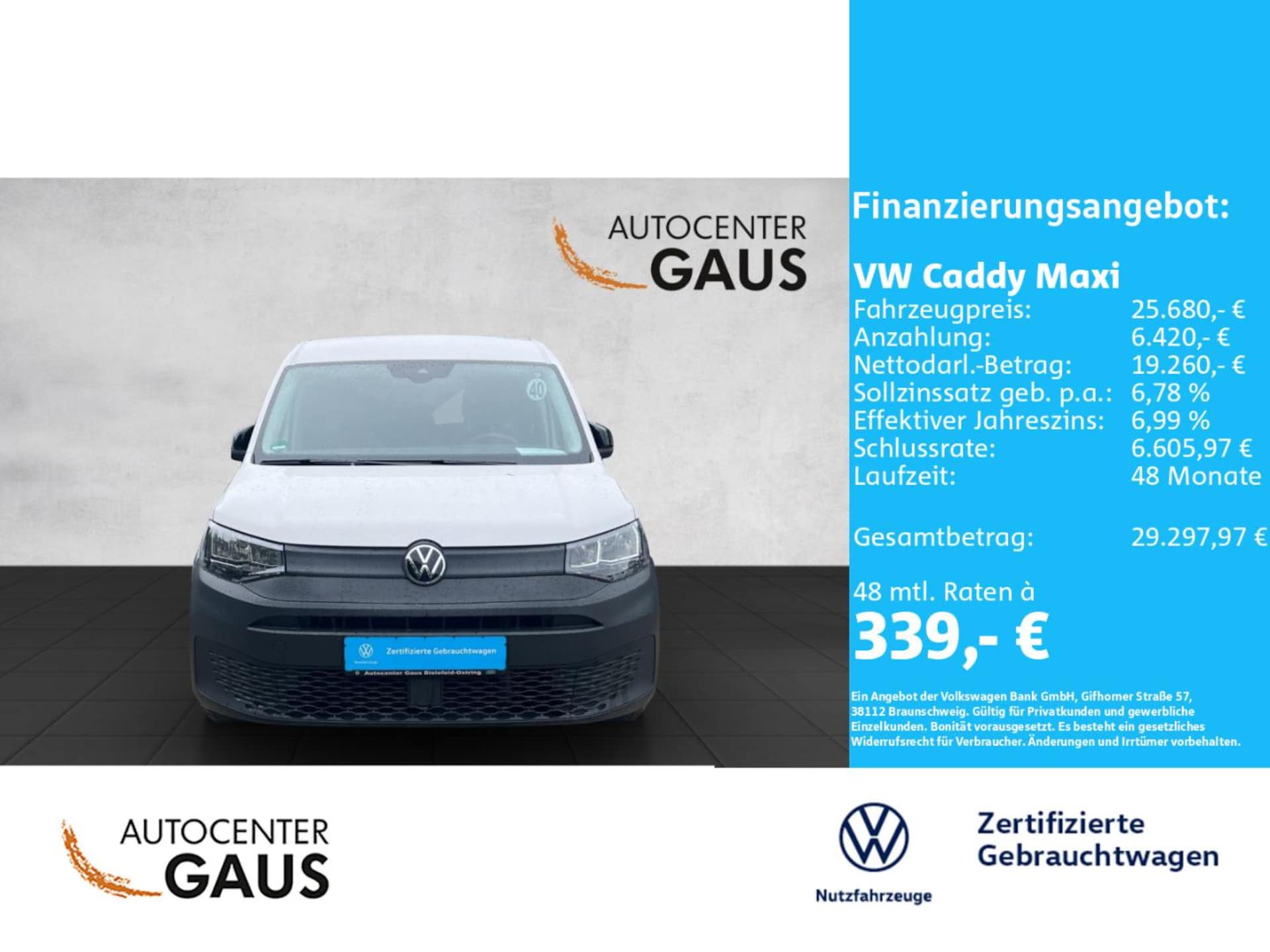 Volkswagen Caddy Maxi Basis-Modell