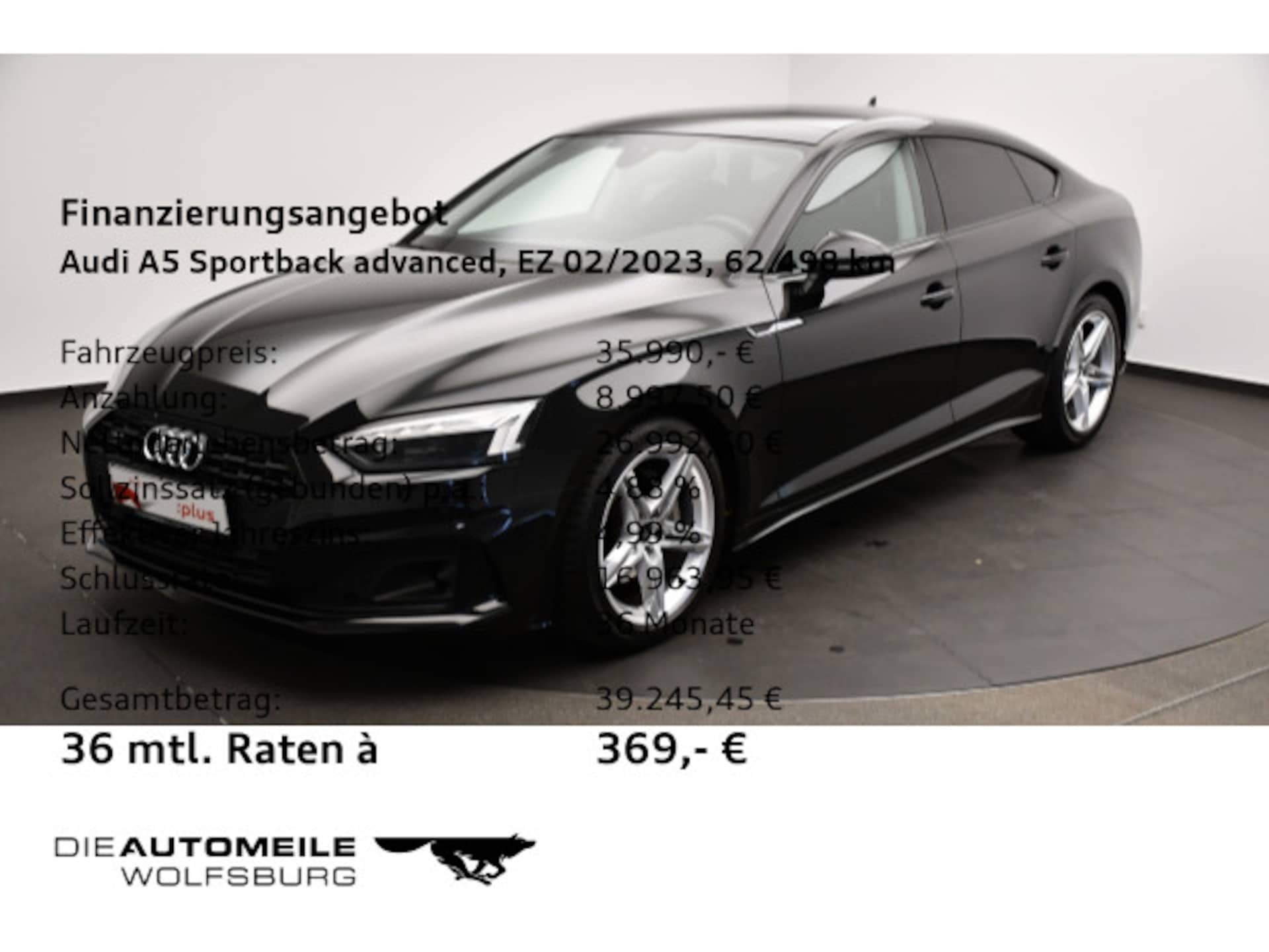 Audi A5 Sportback Advanced