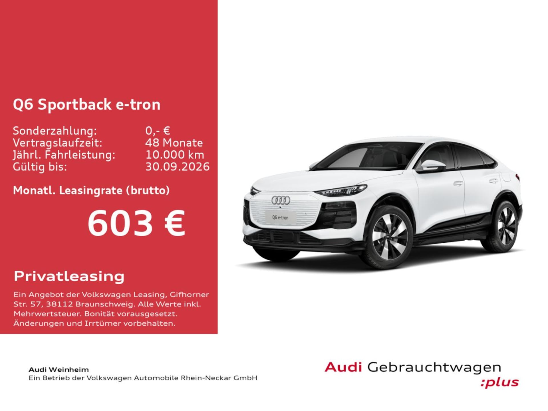 Audi Q6 Sportback e-tron
