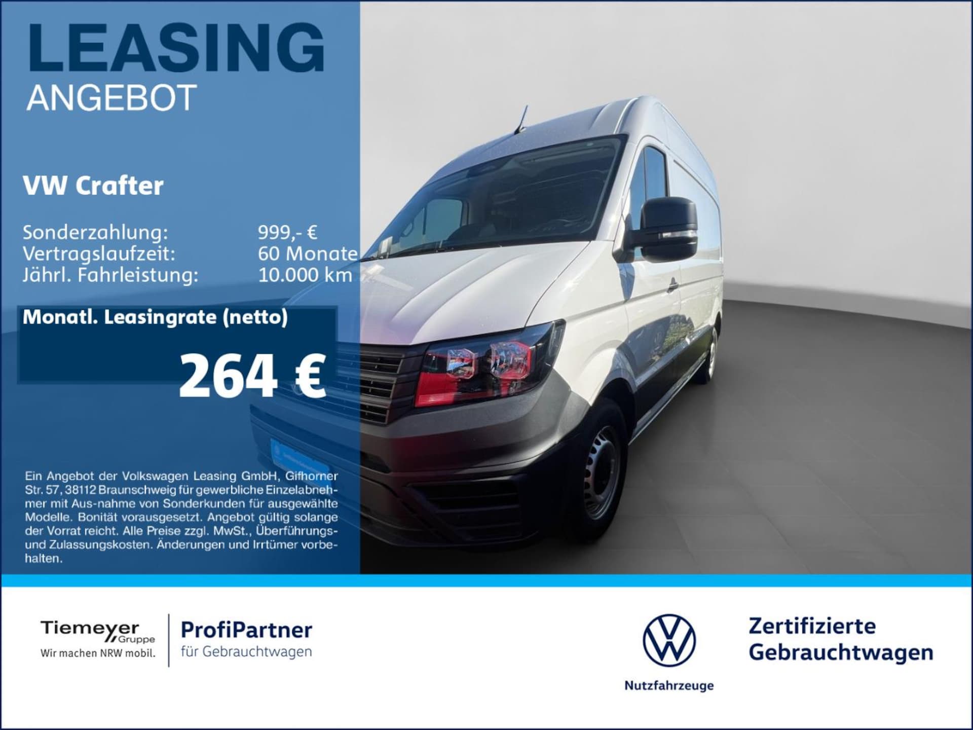 Volkswagen Crafter Kasten mittlerer Radstand