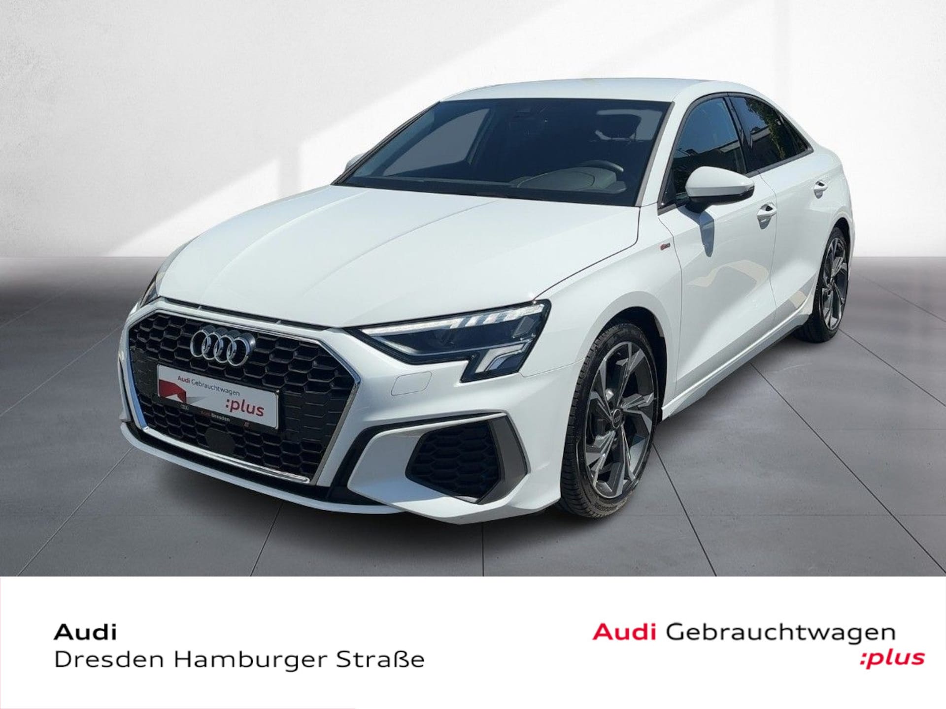 Audi A3 Limousine 2022 — S line 35 TFSI 110 kW (150 PS) Schaltgetriebe A3 Limousine S line 35 TFSI Schaltgetr. LED SW