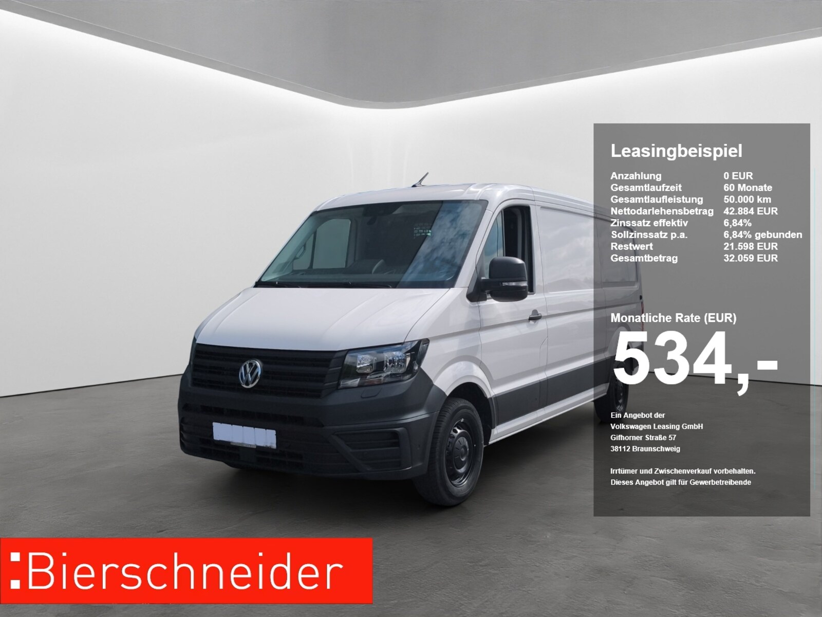 Volkswagen Crafter Kasten mittlerer Radstand