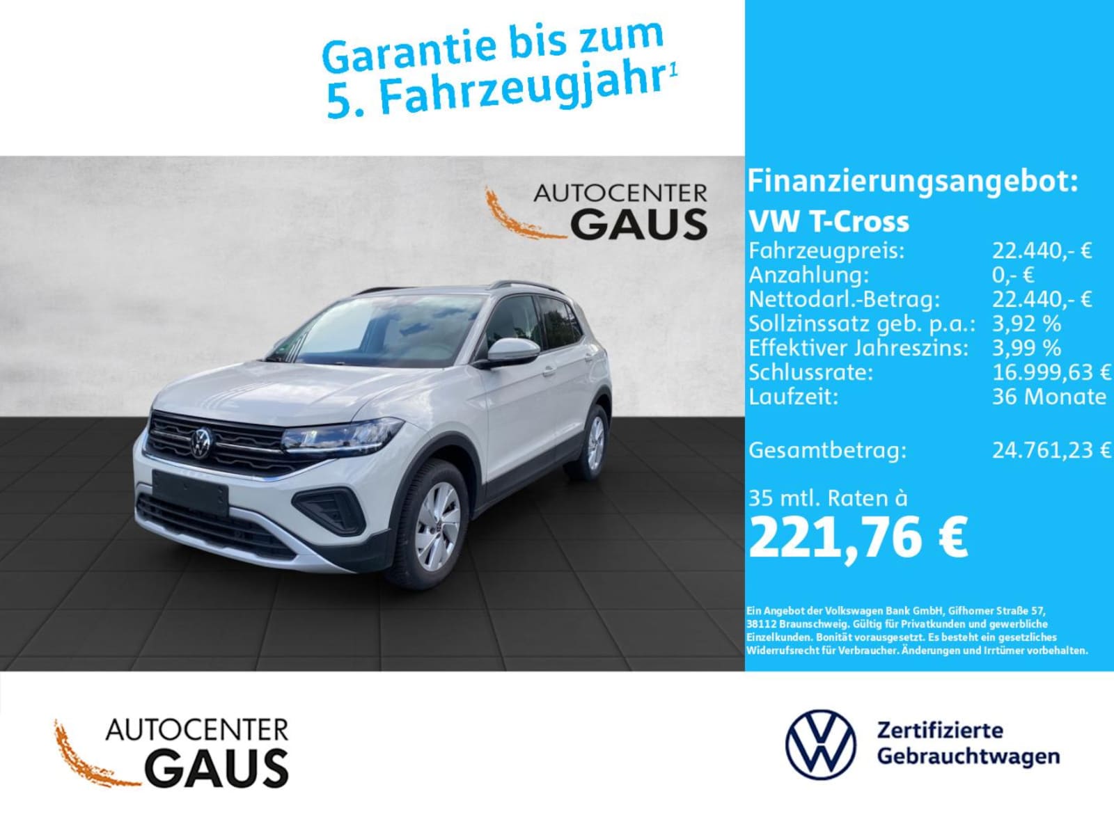 Volkswagen T-Cross – Bild 2