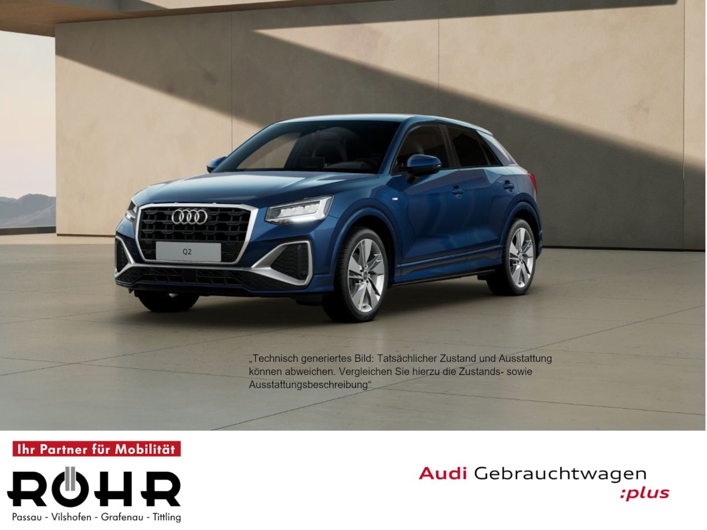 Bild über Audi Q2 S line 35 TFSI Schaltgetriebe - für weitere Informationen kontaktieren Sie den Audi Partner