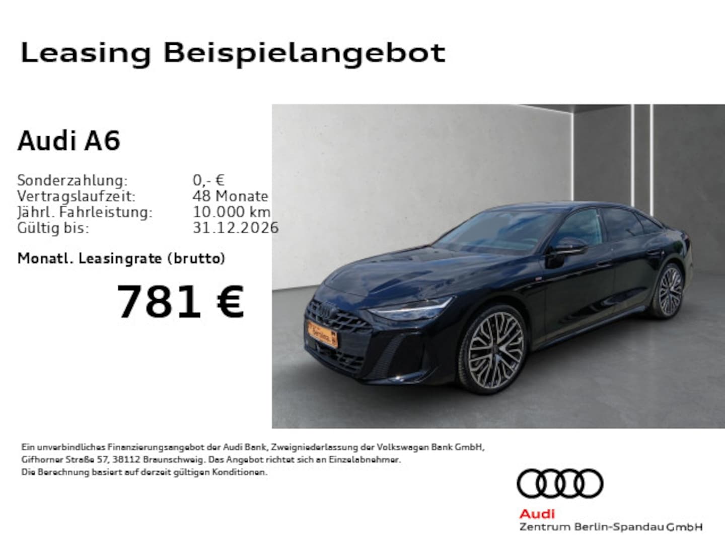 Bild über Audi A6 Limousine edition one TDI quattro 220 kW S tronic - für weitere Informationen kontaktieren Sie den Audi Partner