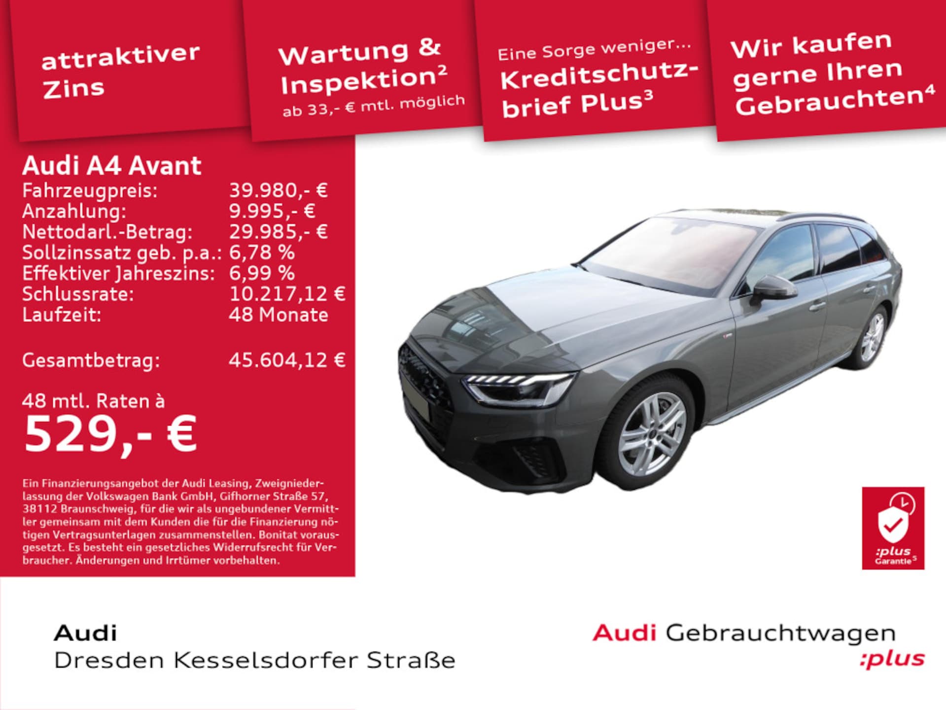 Audi A4 Avant S line