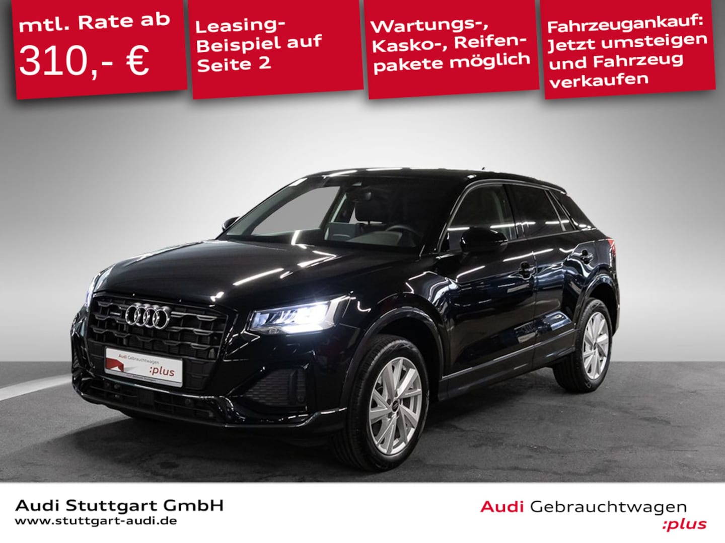Bild über Audi Q2 advanced 40 TFSI quattro S tronic - für weitere Informationen kontaktieren Sie den Audi Partner