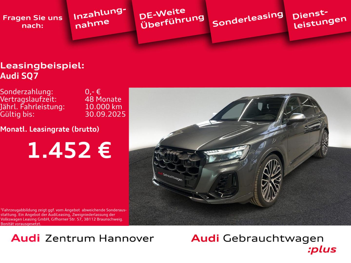 Image about Audi SQ7 SUV TFSI quattro tiptronic